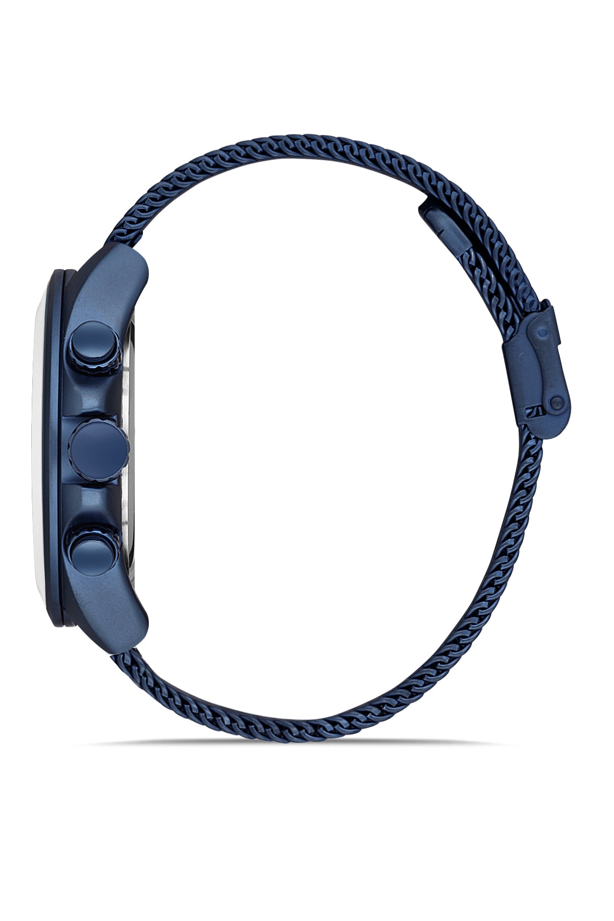 DAVID GUNER Multifonksiyonlu Lacivert Kaplamalı Lacivert Kadranlı Erkek Kol Saati - DG-8263GC-H3E