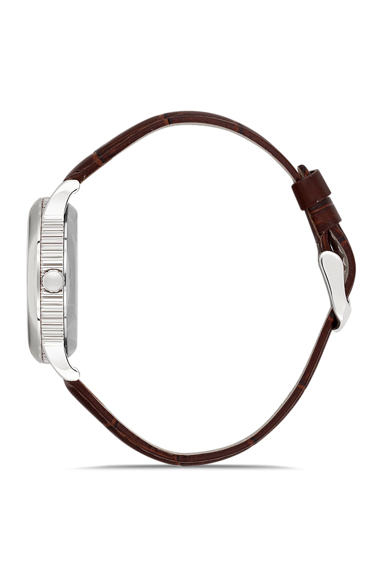 DAVID GUNER Orjinal Deri Kordon Kahverengi Kayışlı Erkek Kol Saati - DG-8671GB-K1