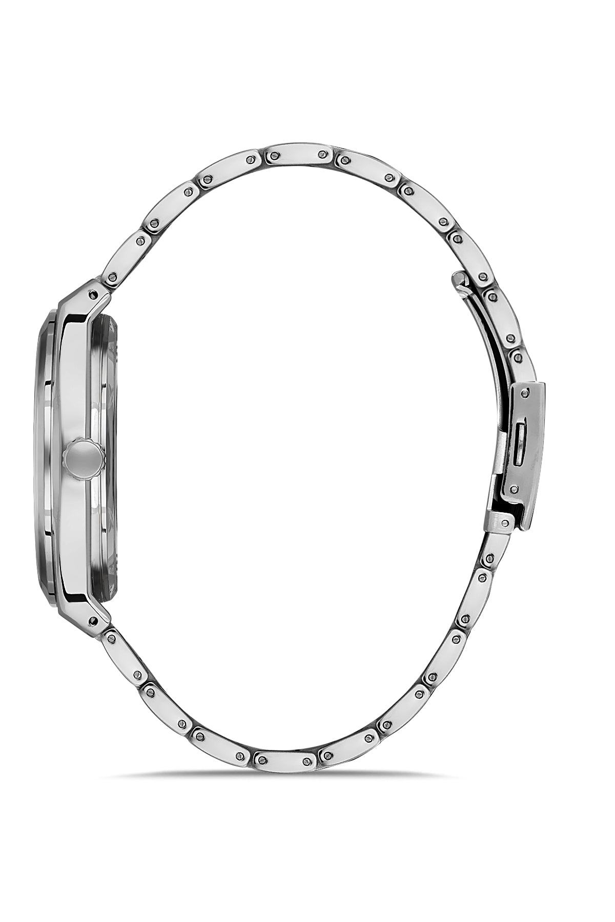 DAVID GUNER Otomatik Gümüş Kordonlu Turuncu Kadranlı Erkek Saat - DG-8653GA-A11