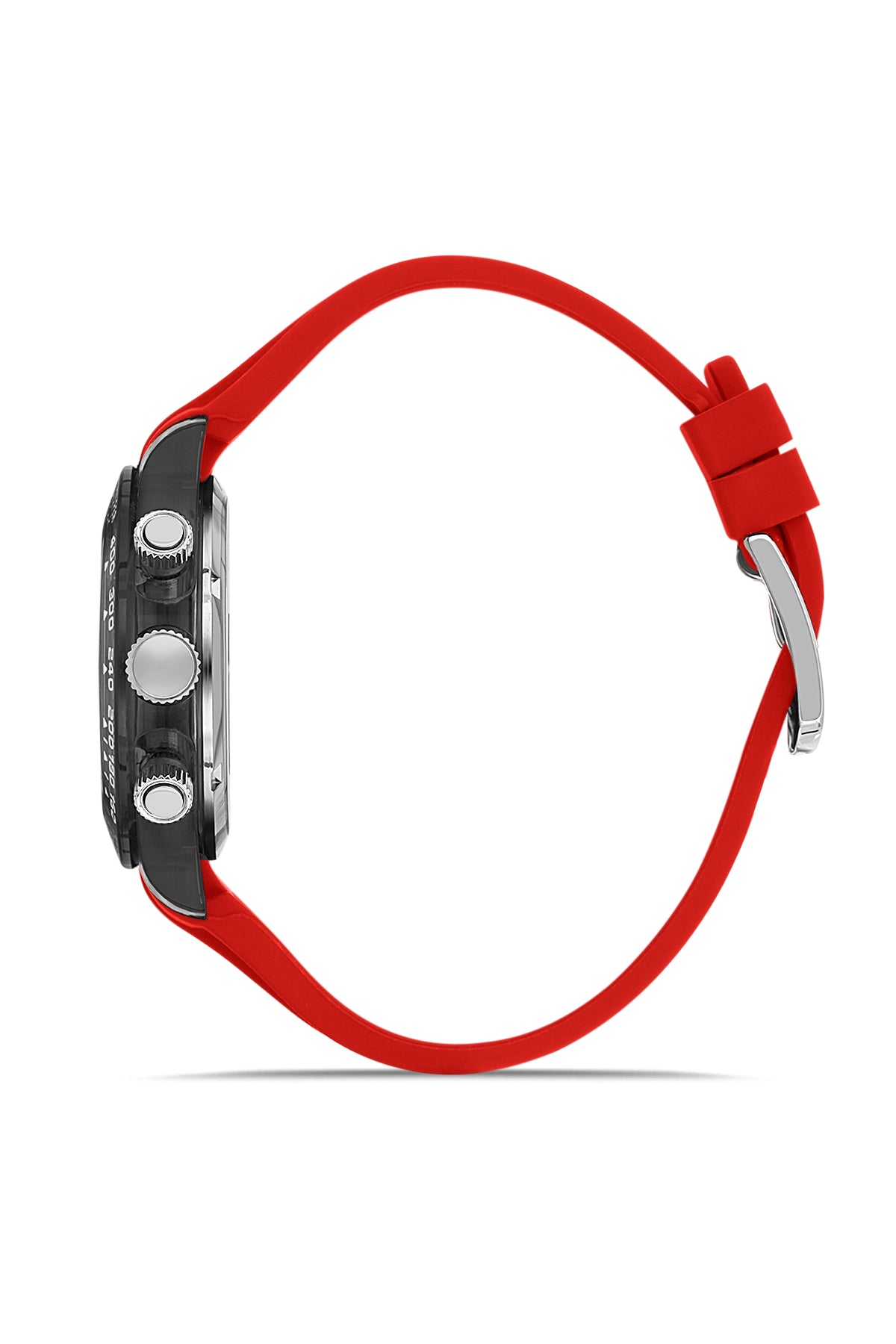 DAVID GUNER Polycarbonate Red Band Unisex Watch