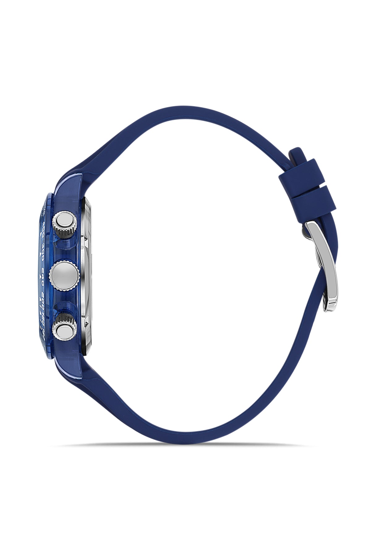 DAVID GUNER Polycarbonate Blue Band Unisex Watch