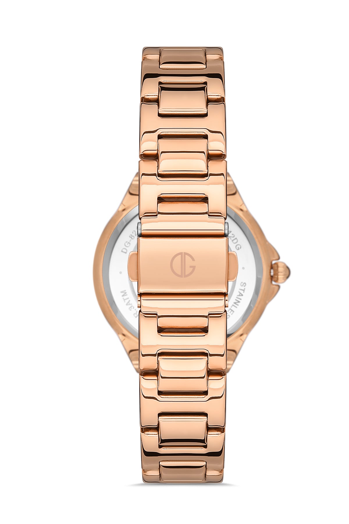 DAVID GUNER Roma Rakamlı Rose Kadranlı Rose Paslanmaz Masif Çelik Kadın Kol Saati - DG-8097LA-C5