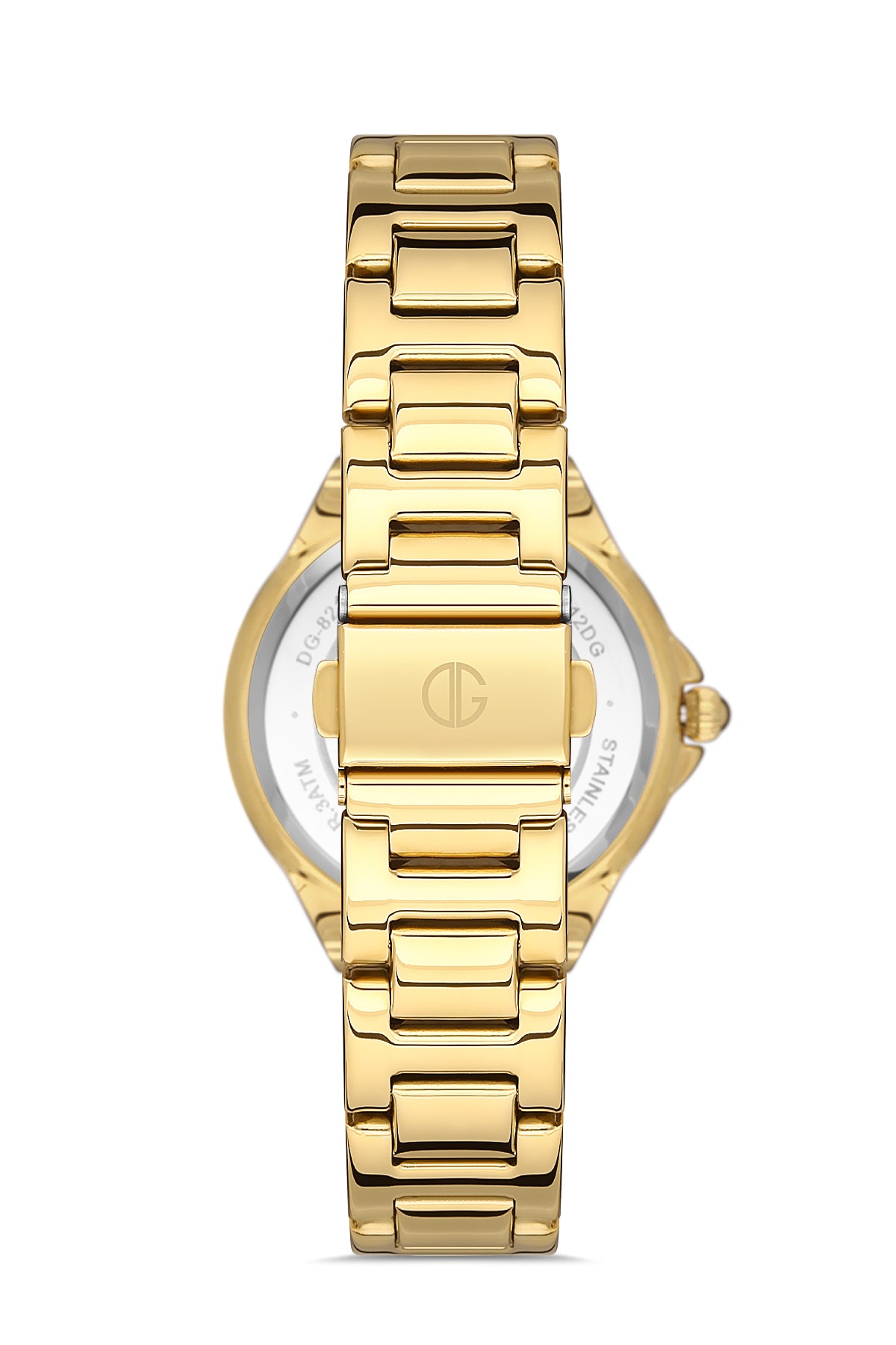 DAVID GUNER Roma Rakamlı Sarı Kadranlı Sarı Paslanmaz Masif Çelik Kadın Kol Saati - DG-8097LA-B4