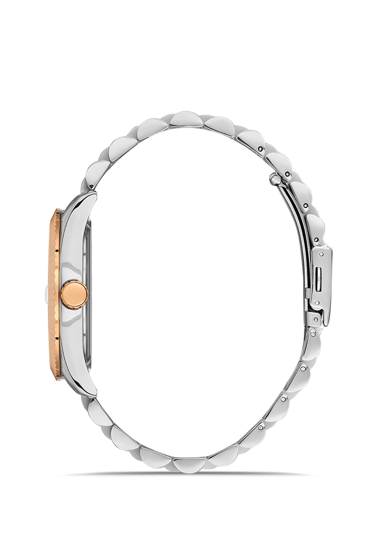 DAVID GUNER ROSE BEYAZ KAPLAMALI BEYAZ KADRANLI ERKEK KOL SAATİ DG-8481GA-E1