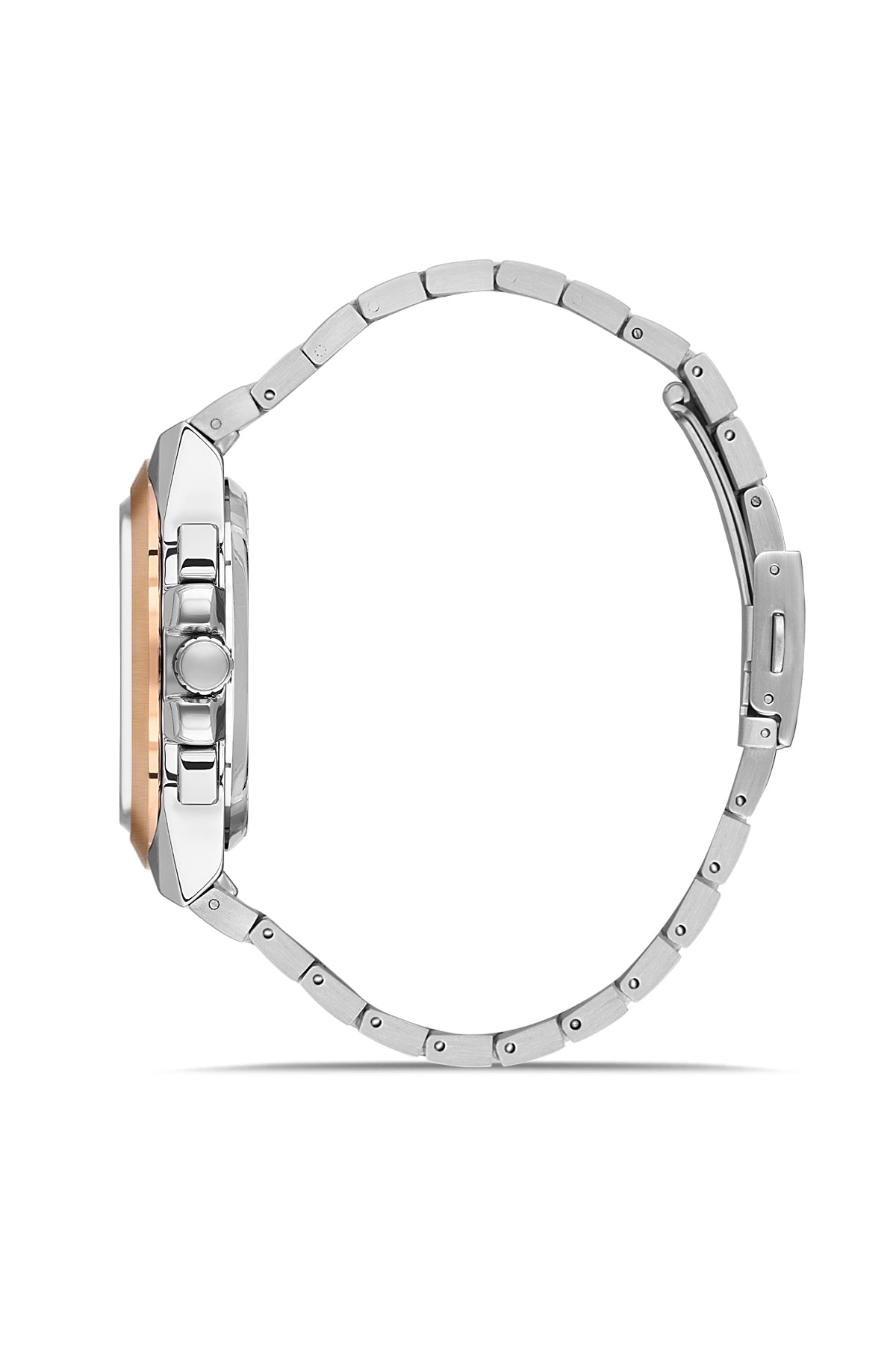 DAVID GUNER ROSE BEYAZ KAPLAMALI BEYAZ KADRANLI ERKEK KOL SAATİ DG-8864GA-E1