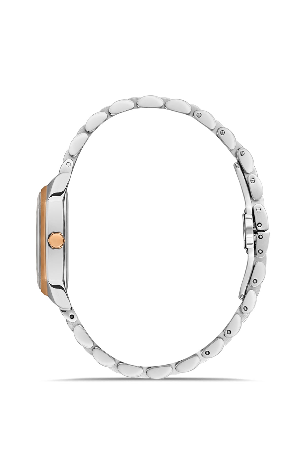 DAVID GUNER ROSE BEYAZ KAPLAMALI BEYAZ KADRANLI KADIN KOL SAATİ DG-8417LA-E1