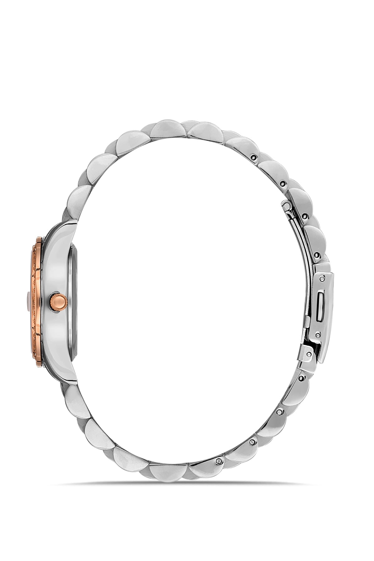 DAVID GUNER ROSE BEYAZ KAPLAMALI BEYAZ KADRANLI KADIN KOL SAATİ DG-8657LA-E1