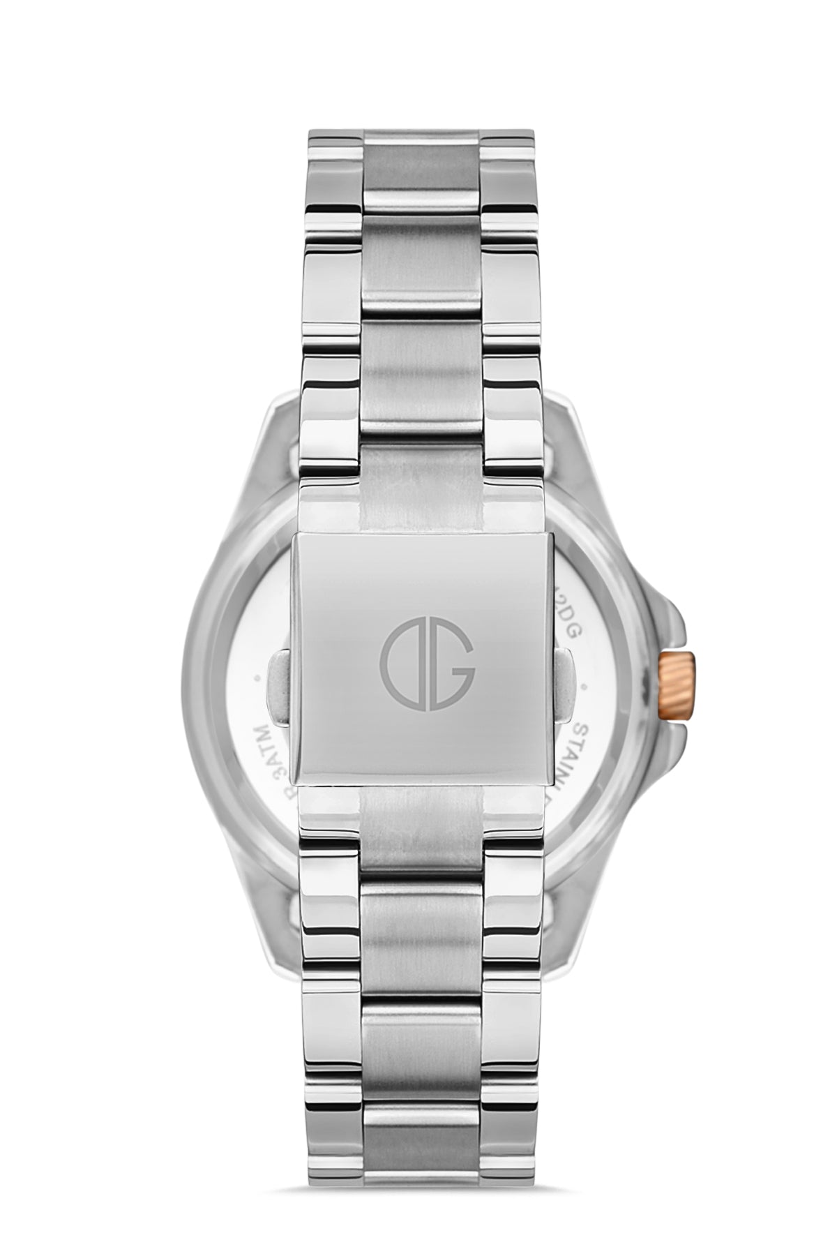 Davıd Guner Rose White Coated Men's Watch