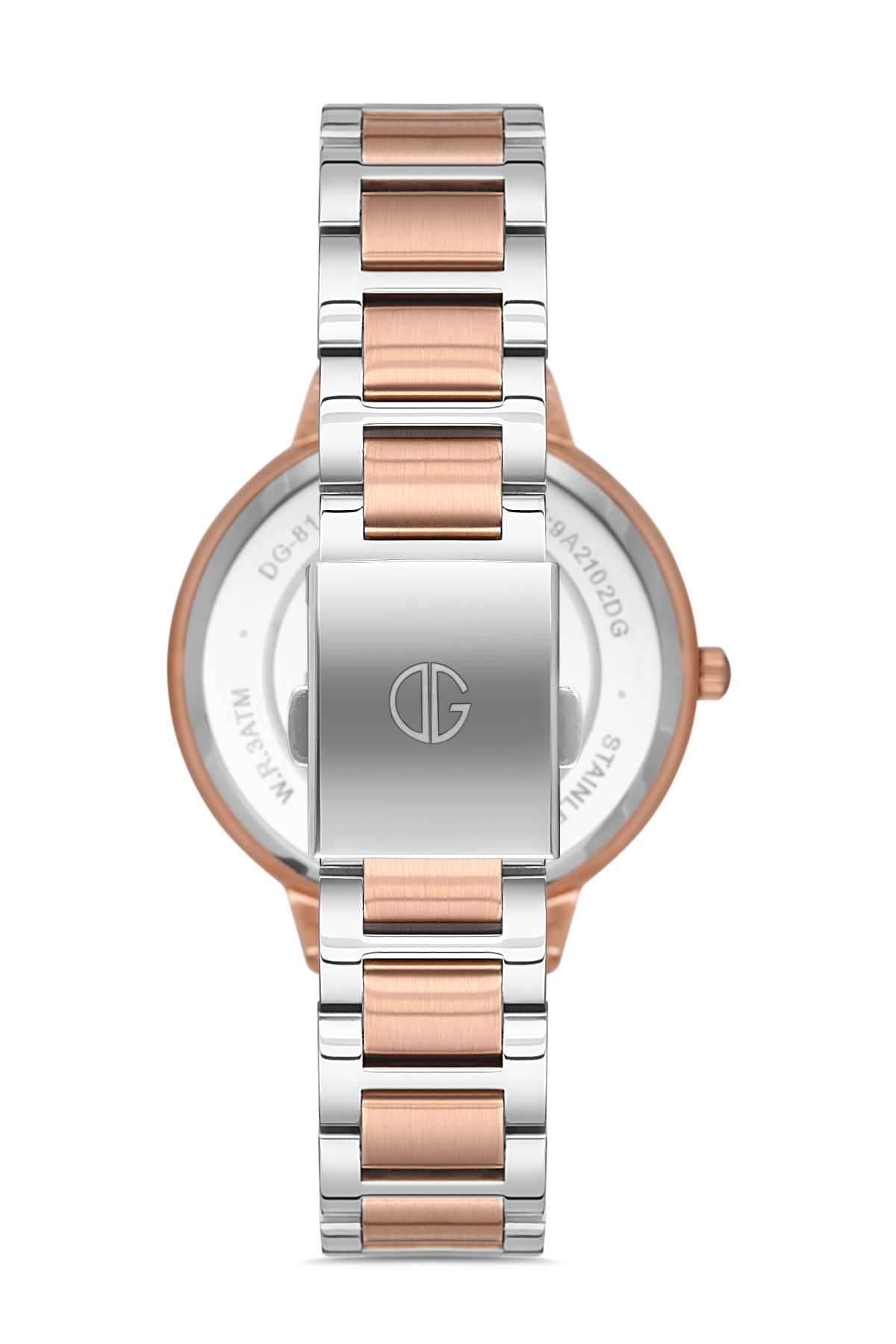 DAVID GUNER ROSE BEYAZ KAPLAMALI GRİ KADRANLI ERKEK KOL SAATİ - DG-8146GA-E9