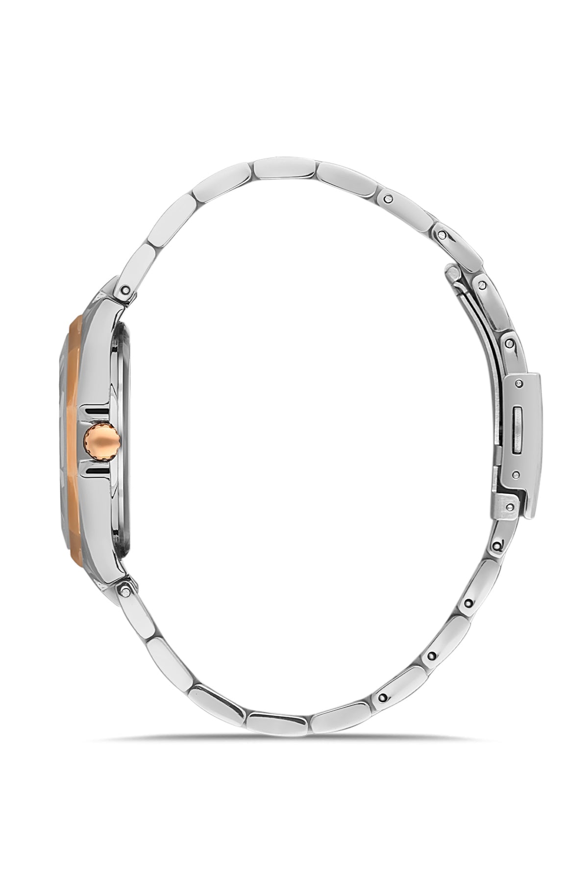 DAVID GUNER Rose White Coated Women's Watch