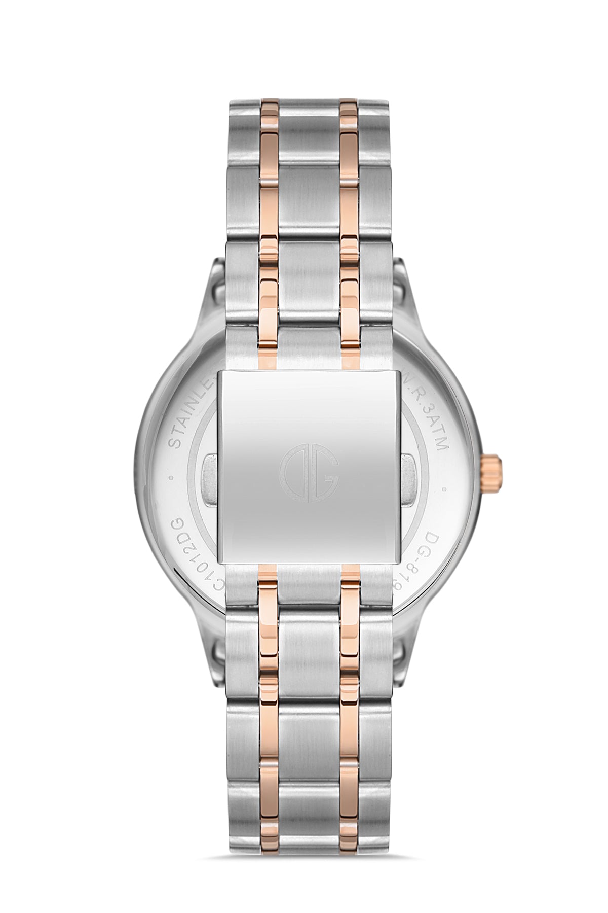 DAVID GUNER ROSE BEYAZ KAPLAMALI KAHVERENGİ KADRANLI ERKEK KOL SAATİ DG-8191GA-E6