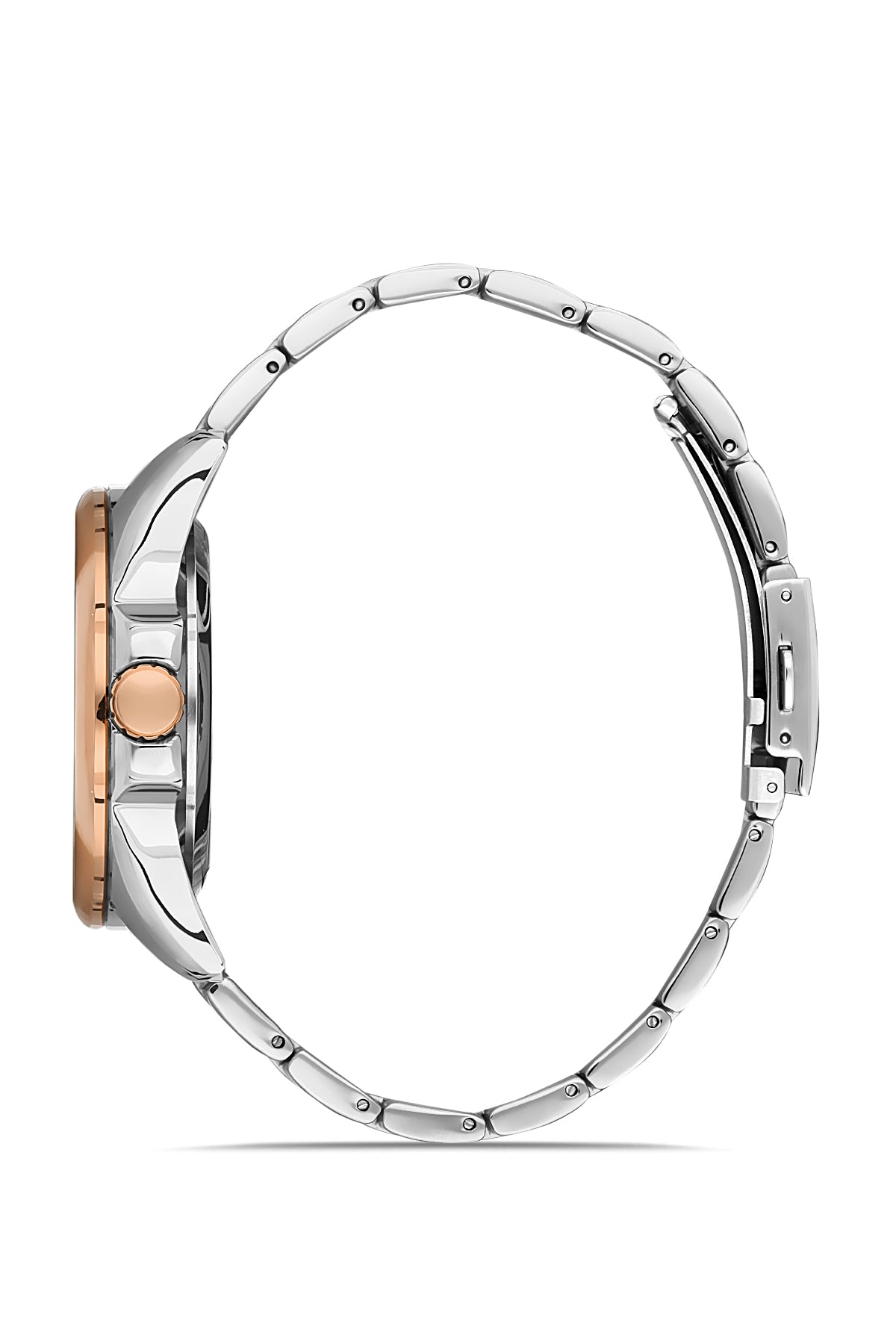 DAVID GUNER ROSE BEYAZ KAPLAMALI KAHVERENGİ KADRANLI ERKEK KOL SAATİ DG-8267GA-E6