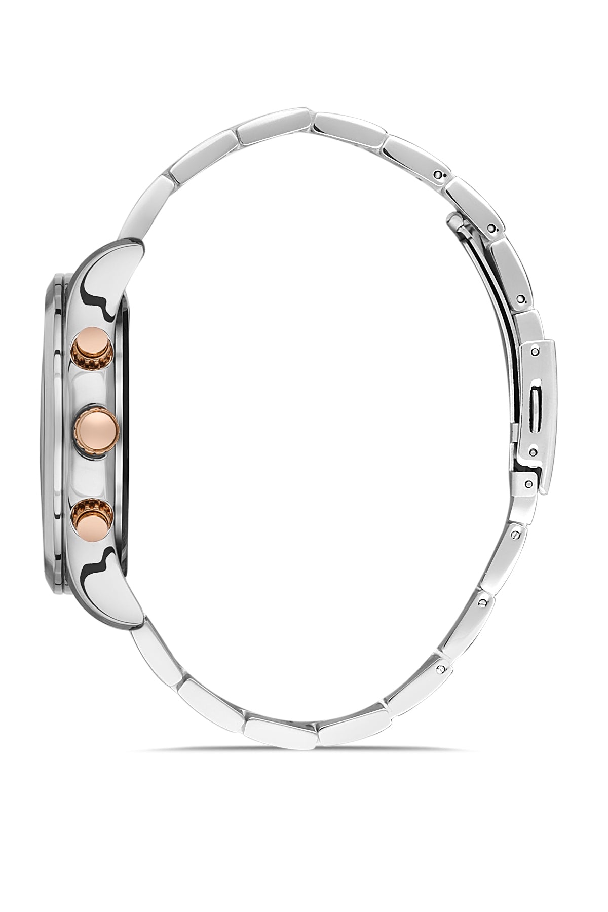 DAVID GUNER ROSE BEYAZ KAPLAMALI KAHVERENGİ KADRANLI ERKEK KOL SAATİ - DG-8400GA-E6