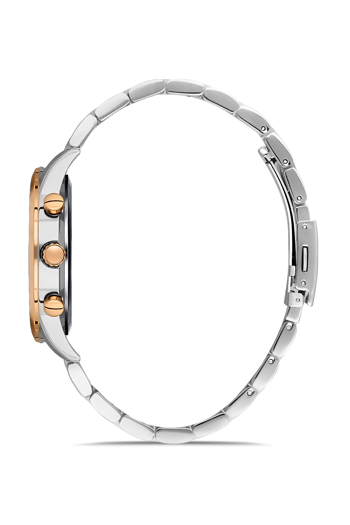 DAVID GUNER ROSE BEYAZ KAPLAMALI KAHVERENGİ KADRANLI ERKEK KOL SAATİ DG-8420GA-E6