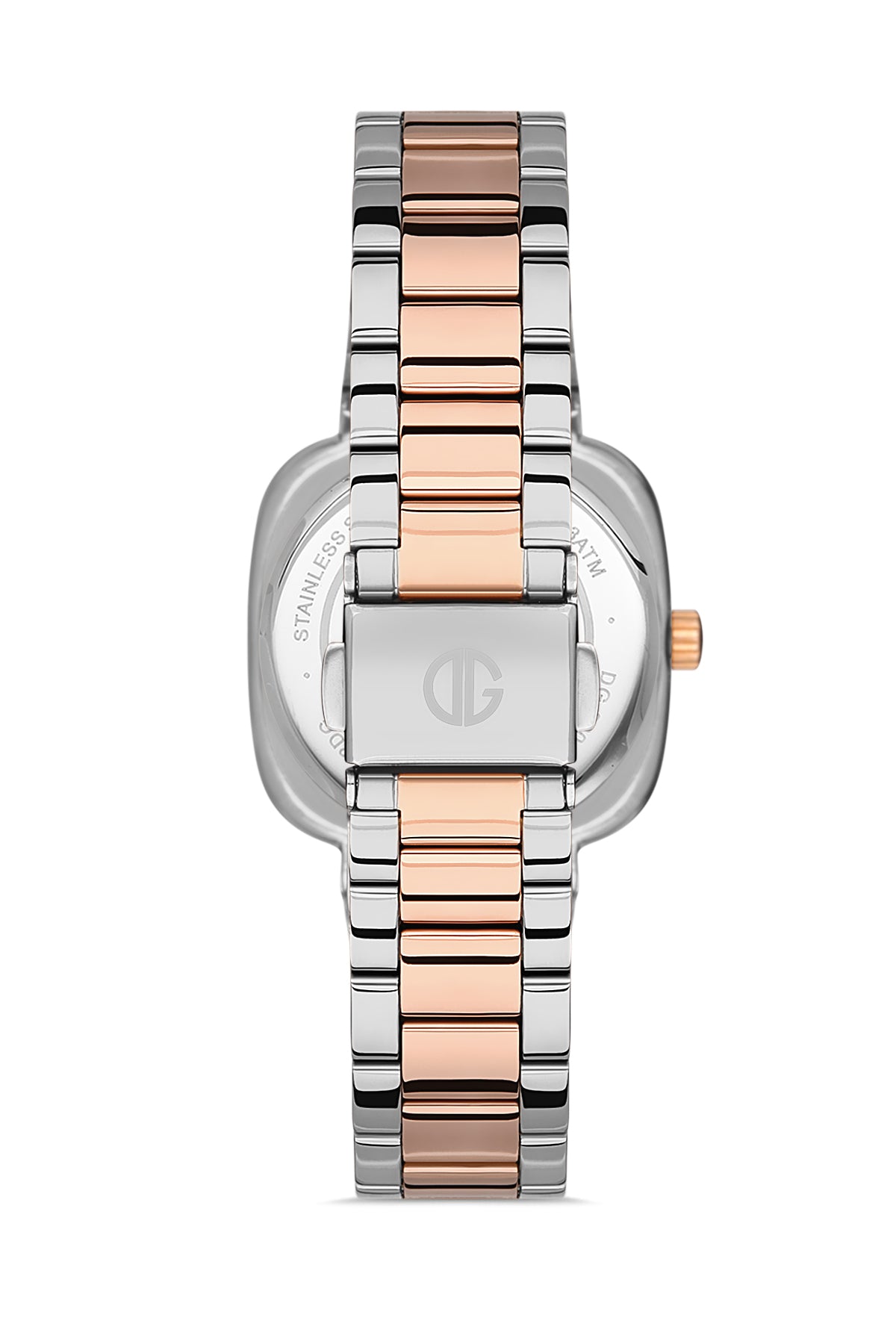 DAVID GUNER ROSE BEYAZ KAPLAMALI KAHVERENGİ KADRANLI KADIN KOL SAATİ DG-8398LA-E6