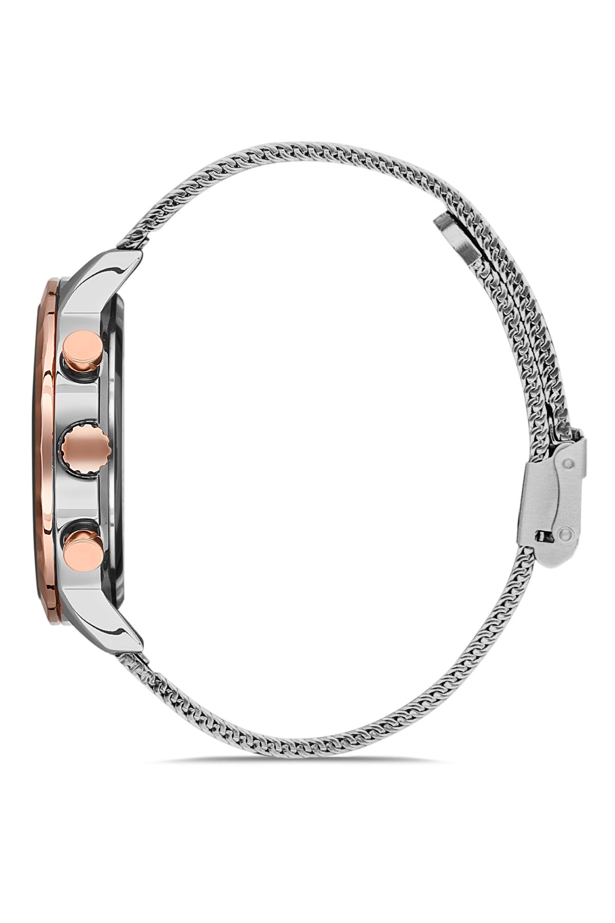 DAVID GUNER ROSE BEYAZ KAPLAMALI MAVİ KADRANLI ERKEK KOL SAATİ - DG-8022GC-E3