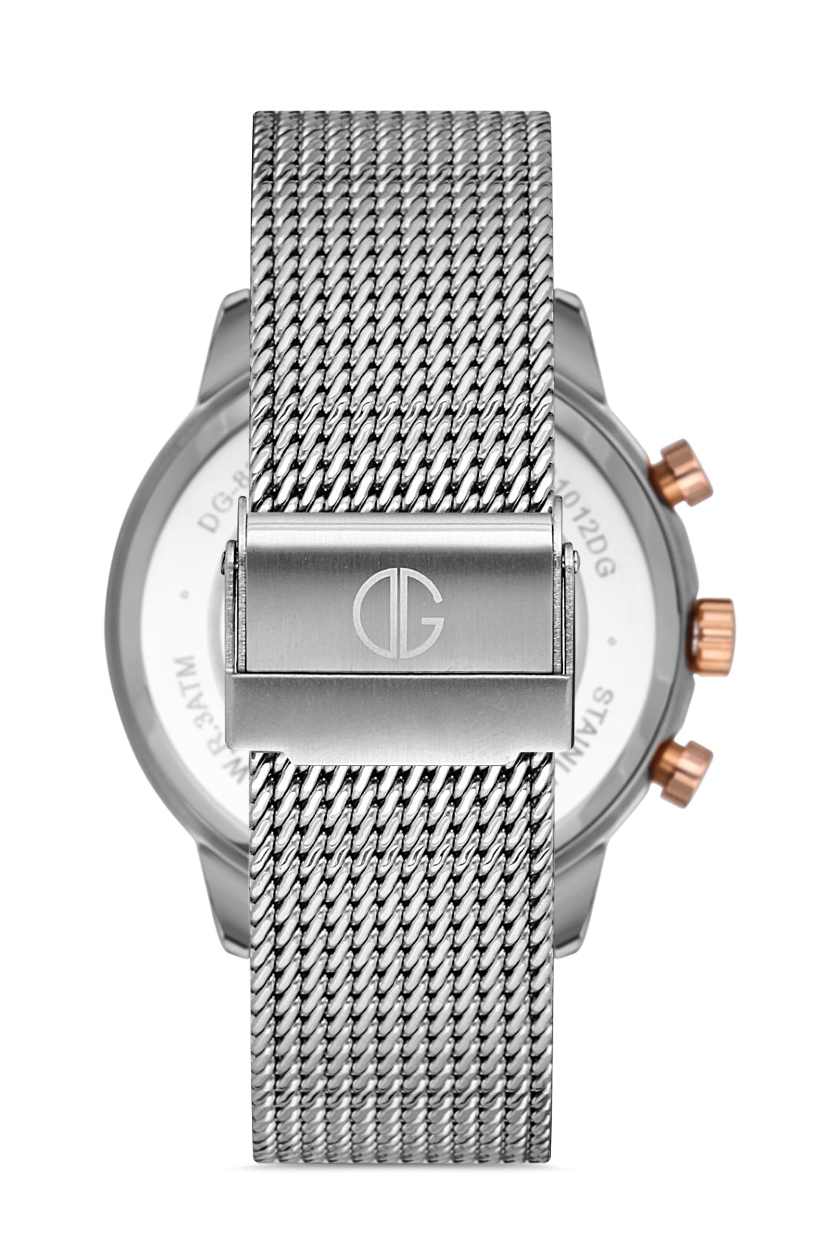 DAVID GUNER ROSE BEYAZ KAPLAMALI MAVİ KADRANLI ERKEK KOL SAATİ - DG-8022GC-E3