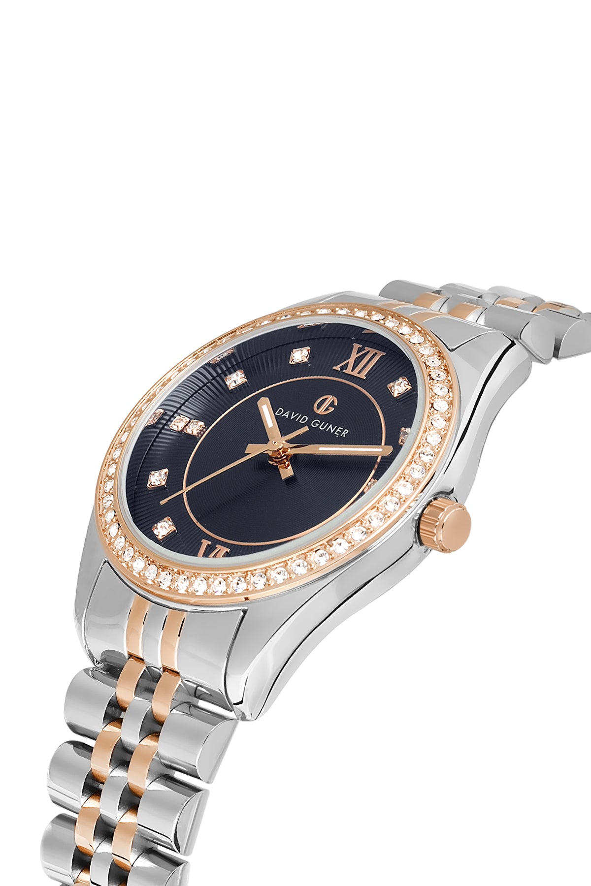 DAVID GUNER Rose Gümüş Renk Kaplamalı Kadın Kol Saati - DG-8695LA-E3