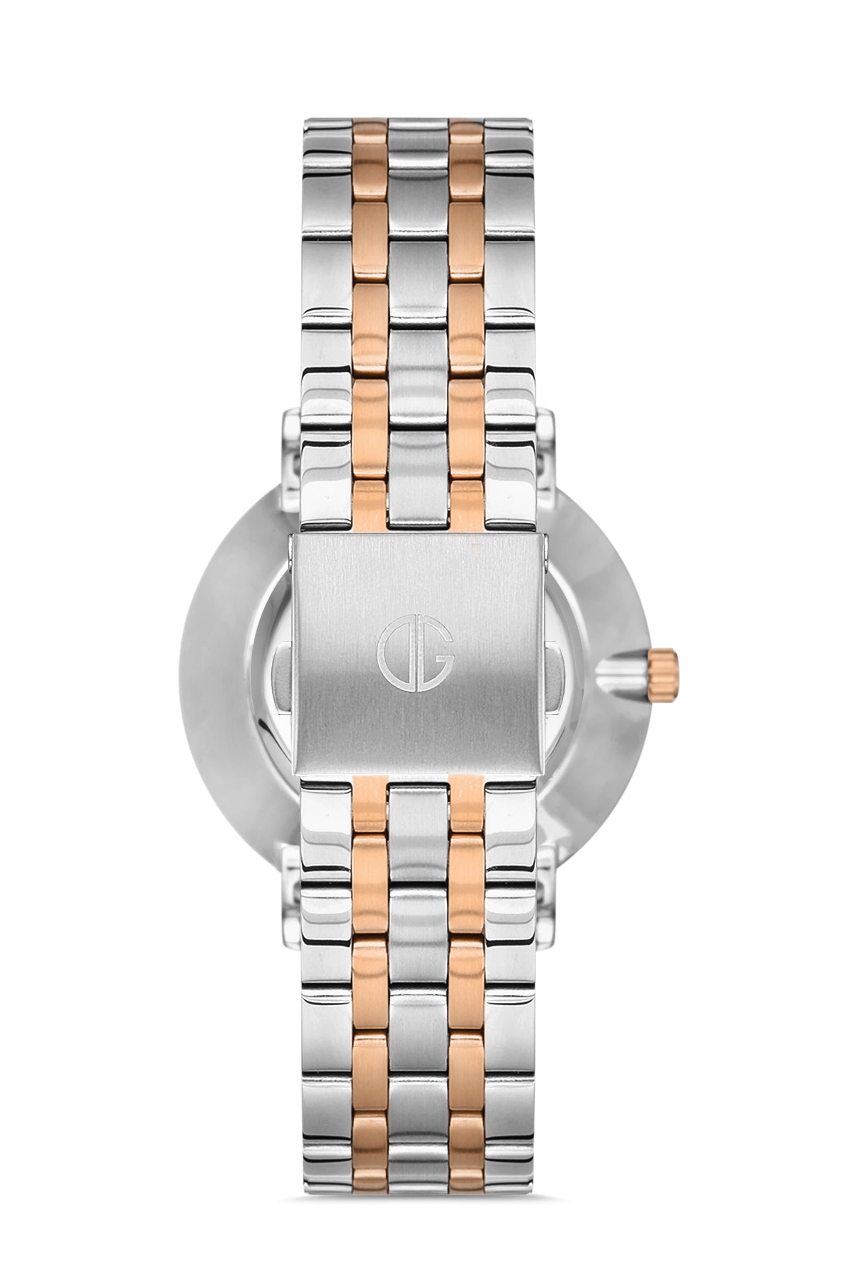 DAVID GUNER ROSE BEYAZ KAPLAMALI SİYAH KADRANLI ERKEK KOL SAATİ - DG-8277GA-E2