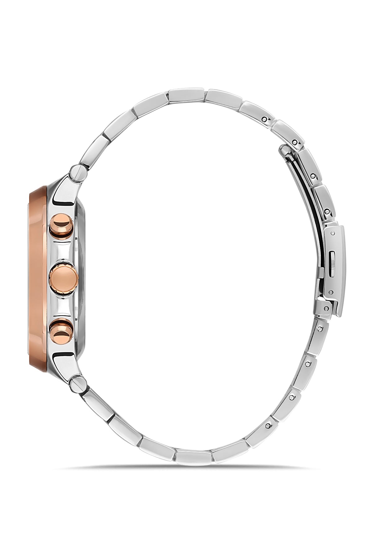 DAVID GUNER ROSE BEYAZ KAPLAMALI SİYAH KADRANLI ERKEK KOL SAATİ DG-8522GA-E2