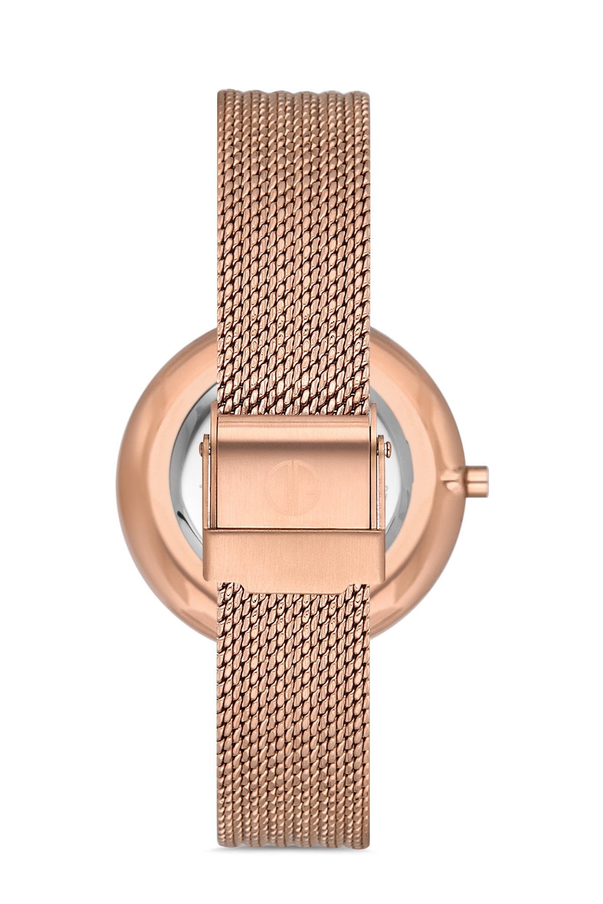 DAVID GUNER Rose Kadranlı Rose Kaplamalı Hasır Kordonlu Kadın Kol Saati - DG-8133LC-C5