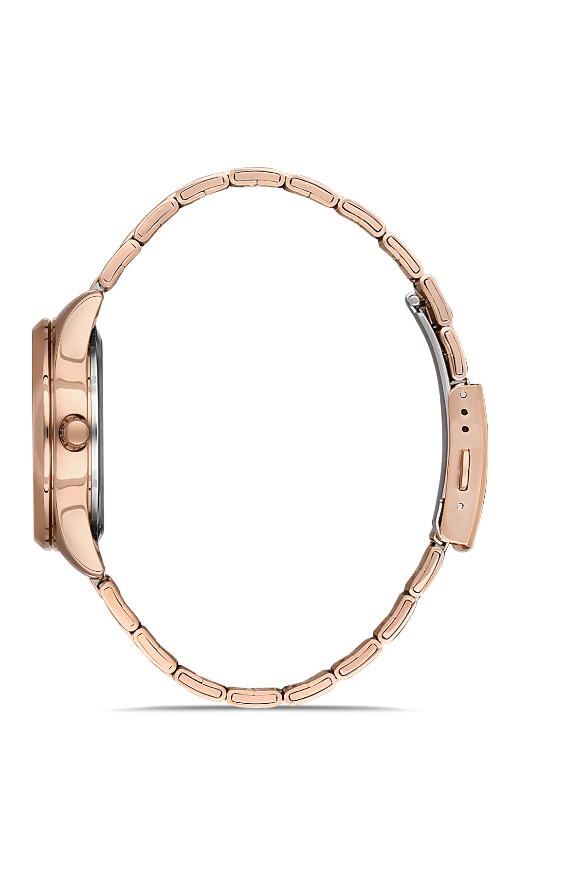 DAVID GUNER ROSE KAPLAMALI BEYAZ KADRANLI KADIN KOL SAATİ DG-8180LA-C1