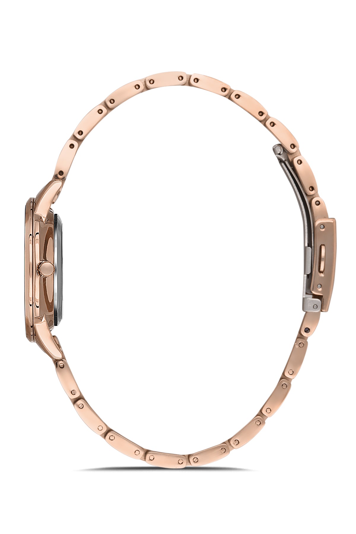 DAVID GUNER ROSE KAPLAMALI BEYAZ KADRANLI KADIN KOL SAATİ DG-8192LA-C1