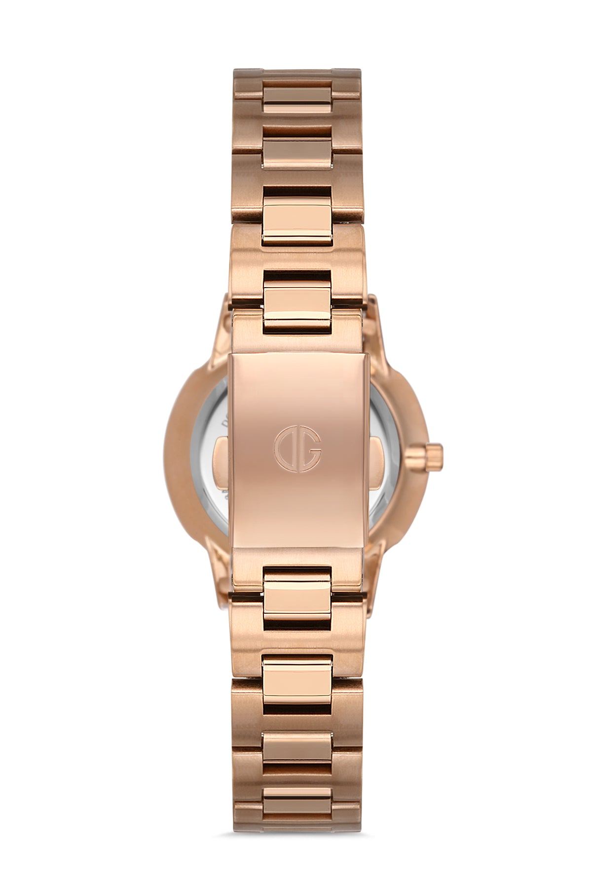 DAVID GUNER ROSE KAPLAMALI BEYAZ KADRANLI KADIN KOL SAATİ DG-8192LA-C1