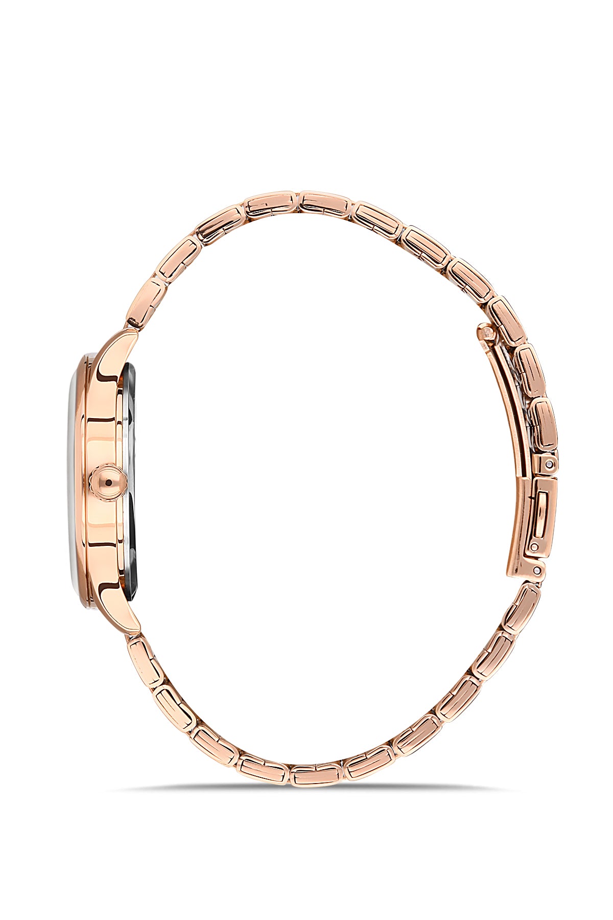 DAVID GUNER ROSE KAPLAMALI BEYAZ KADRANLI KADIN KOL SAATİ DG-8397LA-C1