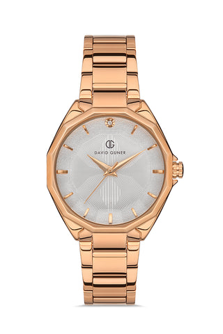 DAVID GUNER Rose Plating Women's Watch