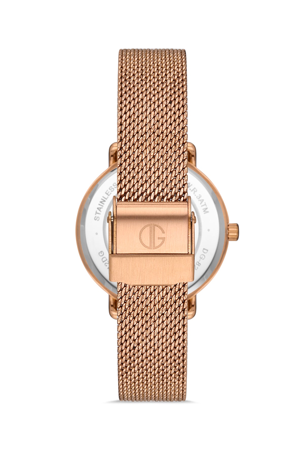 DAVID GUNER ROSE KAPLAMALI ROSE KADRANLI KADIN KOL SAATİ DG-8261LC-C5