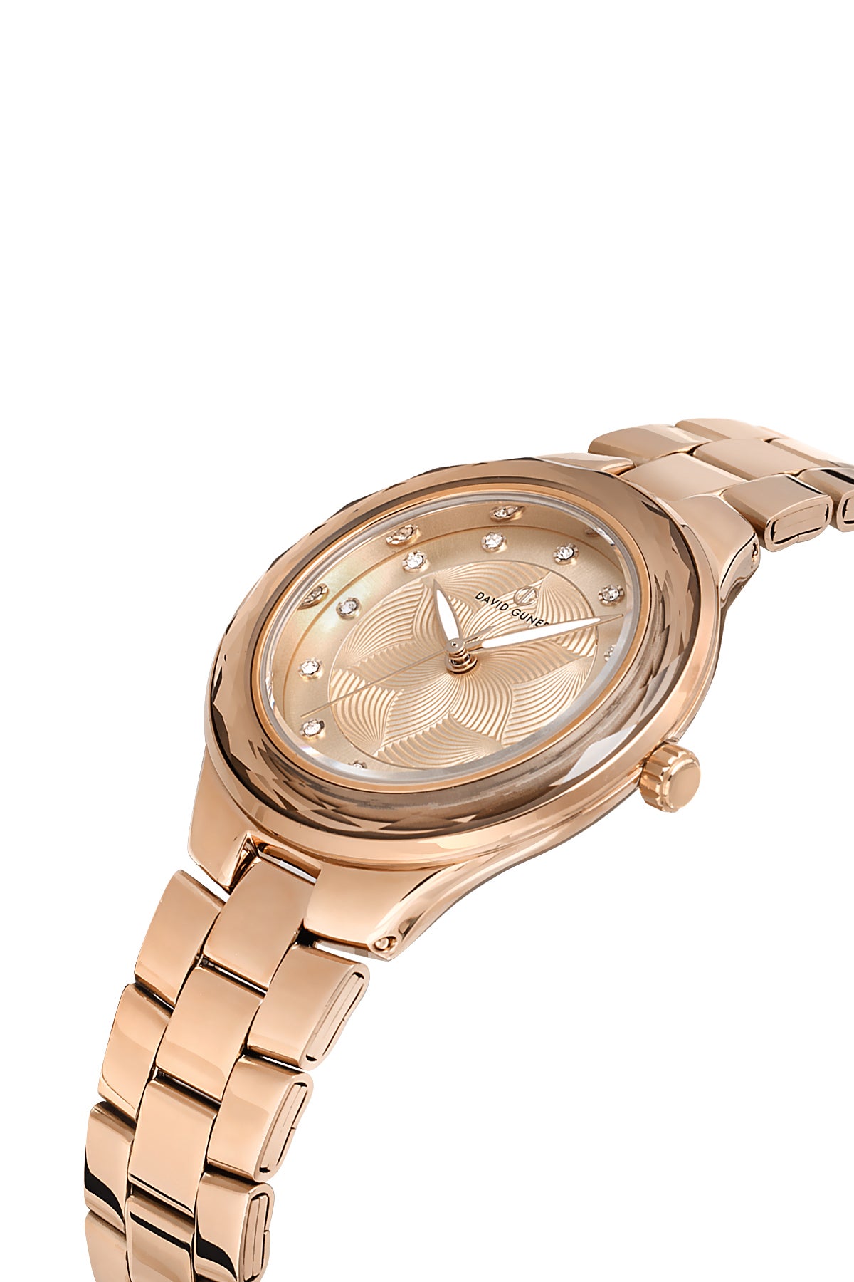 DAVID GUNER ROSE KAPLAMALI ROSE KADRANLI KADIN KOL SAATİ - DG-8728LA-C5