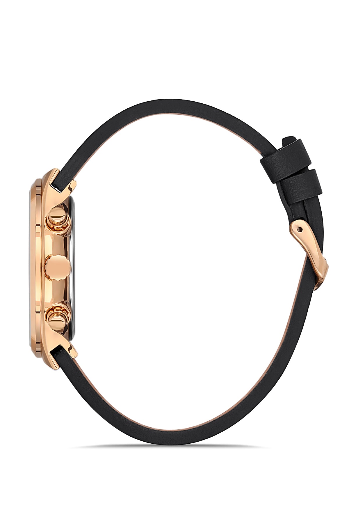 DAVID GUNER ROSE KAPLAMALI SİYAH KADRANLI ERKEK KOL SAATİ DG-8265GB-R2