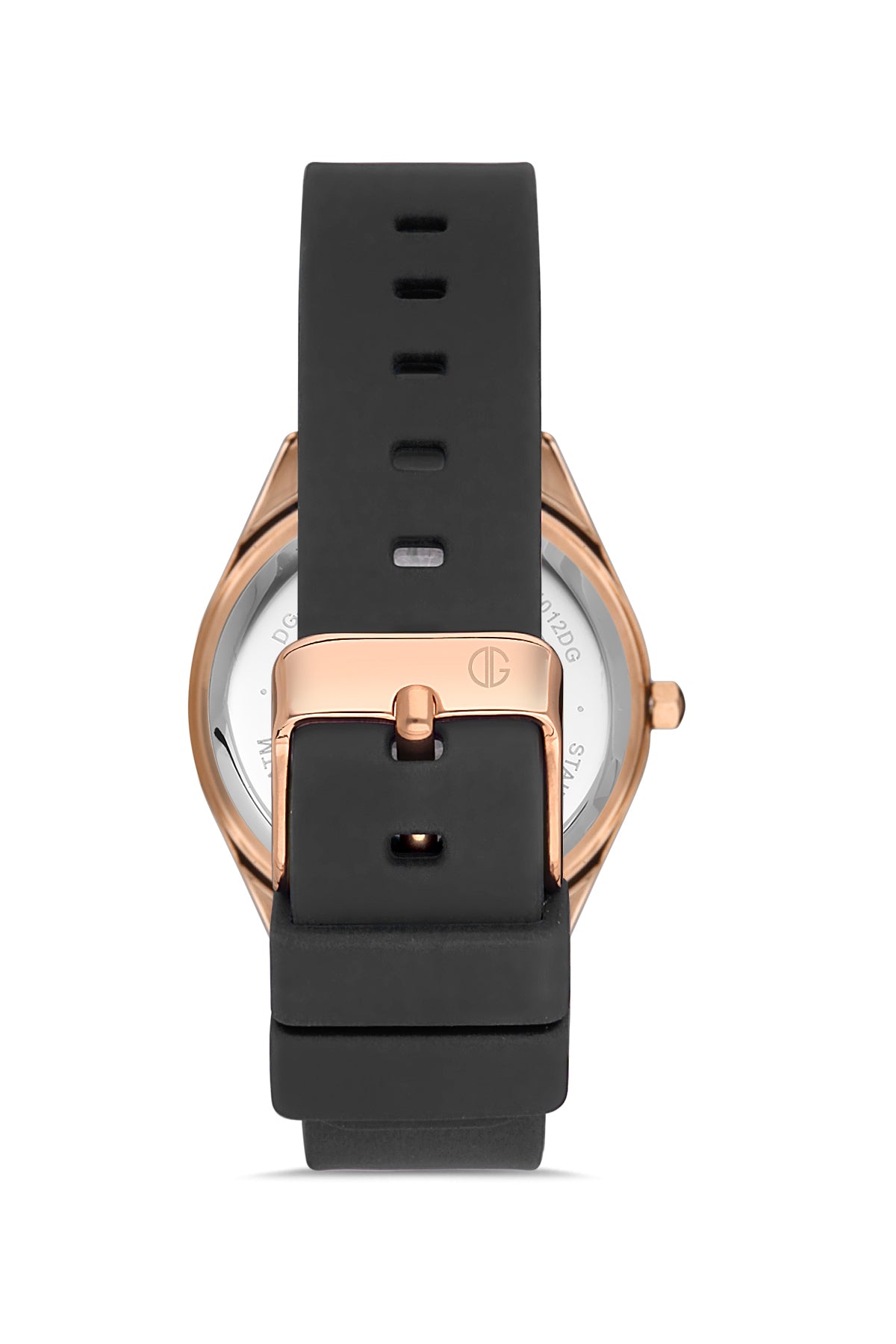 DAVID GUNER ROSE KAPLAMALI SİYAH KADRANLI KADIN KOL SAATİ DG-8266LD-R2