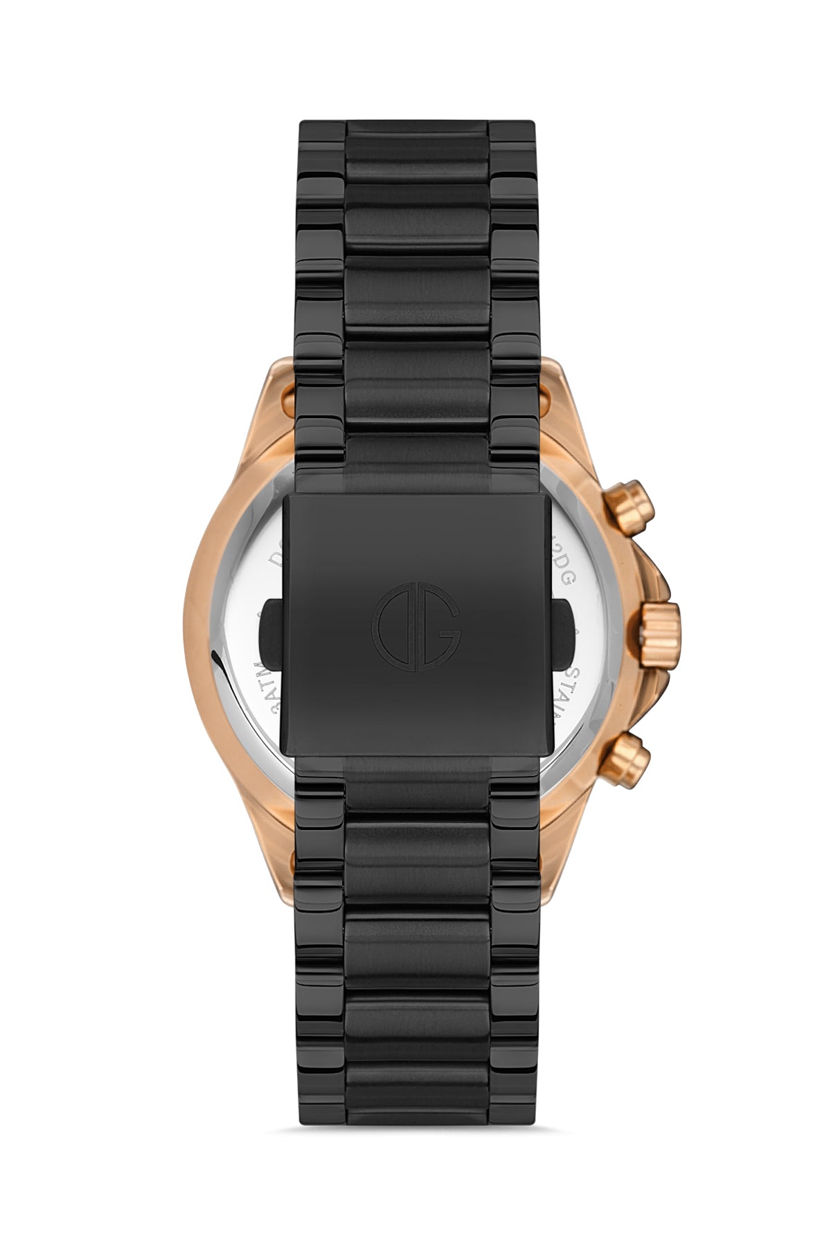 DAVID GUNER Rose Black Coated Men's Watch