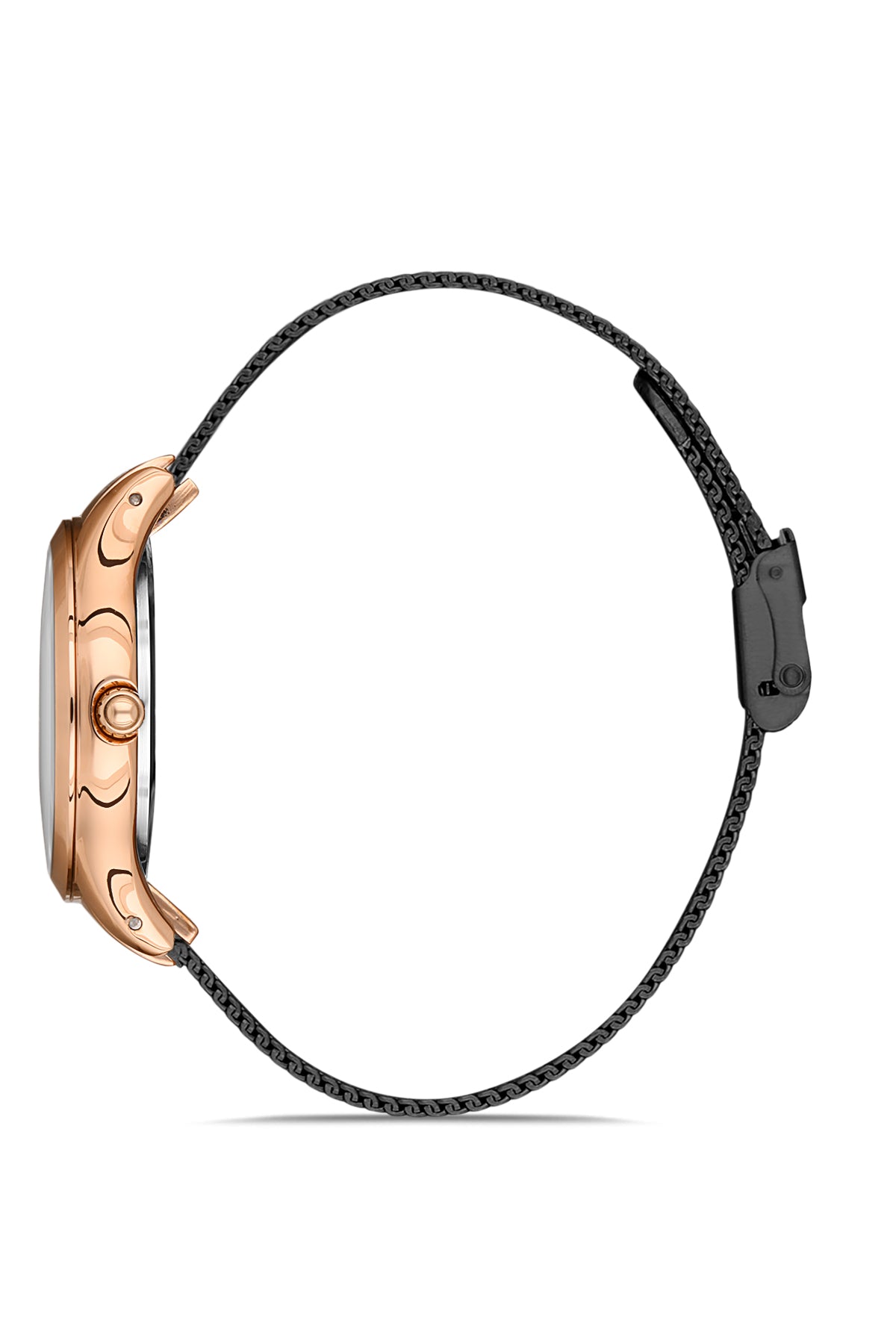 Davıd Guner Rose Black Coated Women's Watch