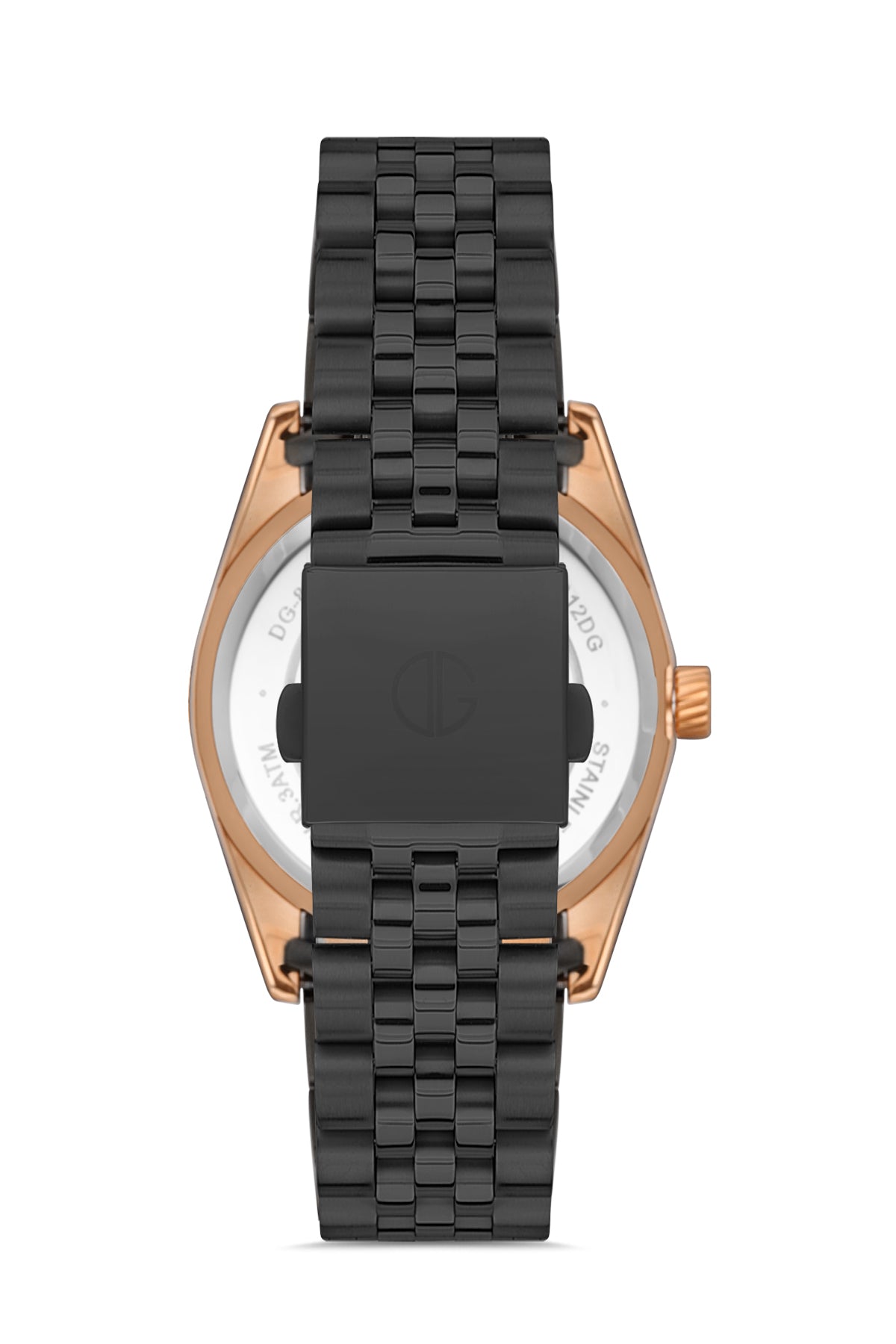 DAVID GUNER ROSE SİYAH KAPLAMALI SİYAH KADRANLI ERKEK KOL SAATİ - DG-8058GA-R2