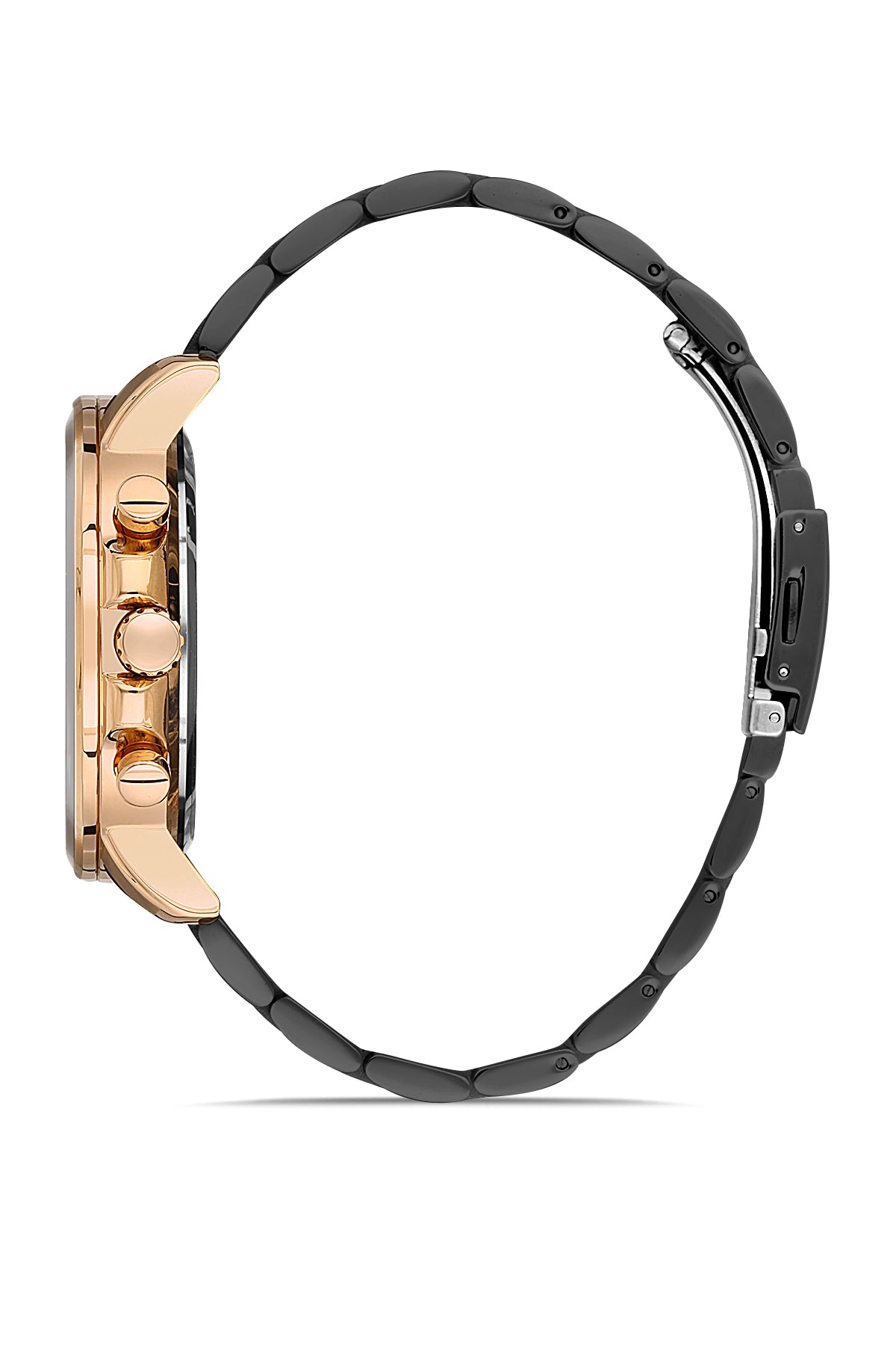 DAVID GUNER ROSE SİYAH KAPLAMALI SİYAH KADRANLI ERKEK KOL SAATİ DG-8090GA-R2