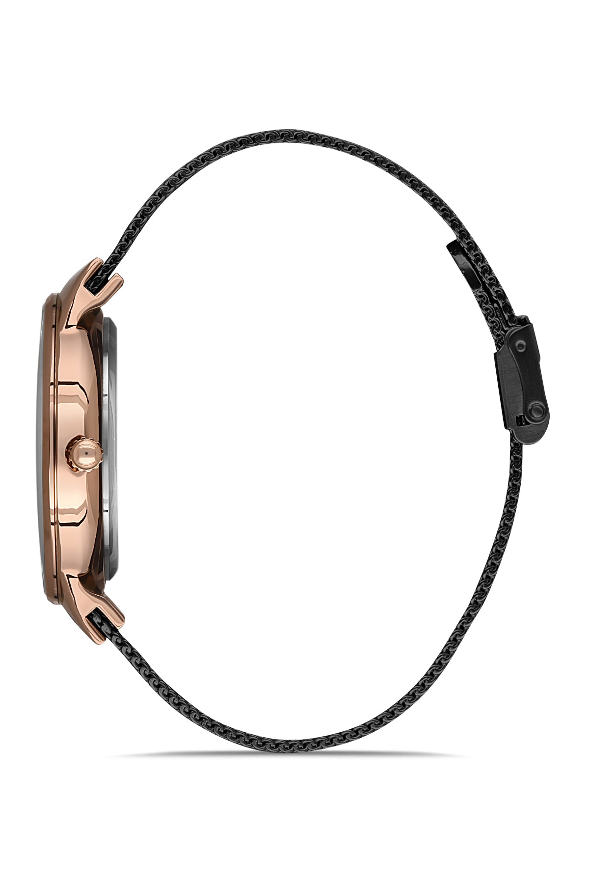 DAVID GUNER ROSE SİYAH KAPLAMALI SİYAH KADRANLI ERKEK KOL SAATİ DG-8214GC-R2