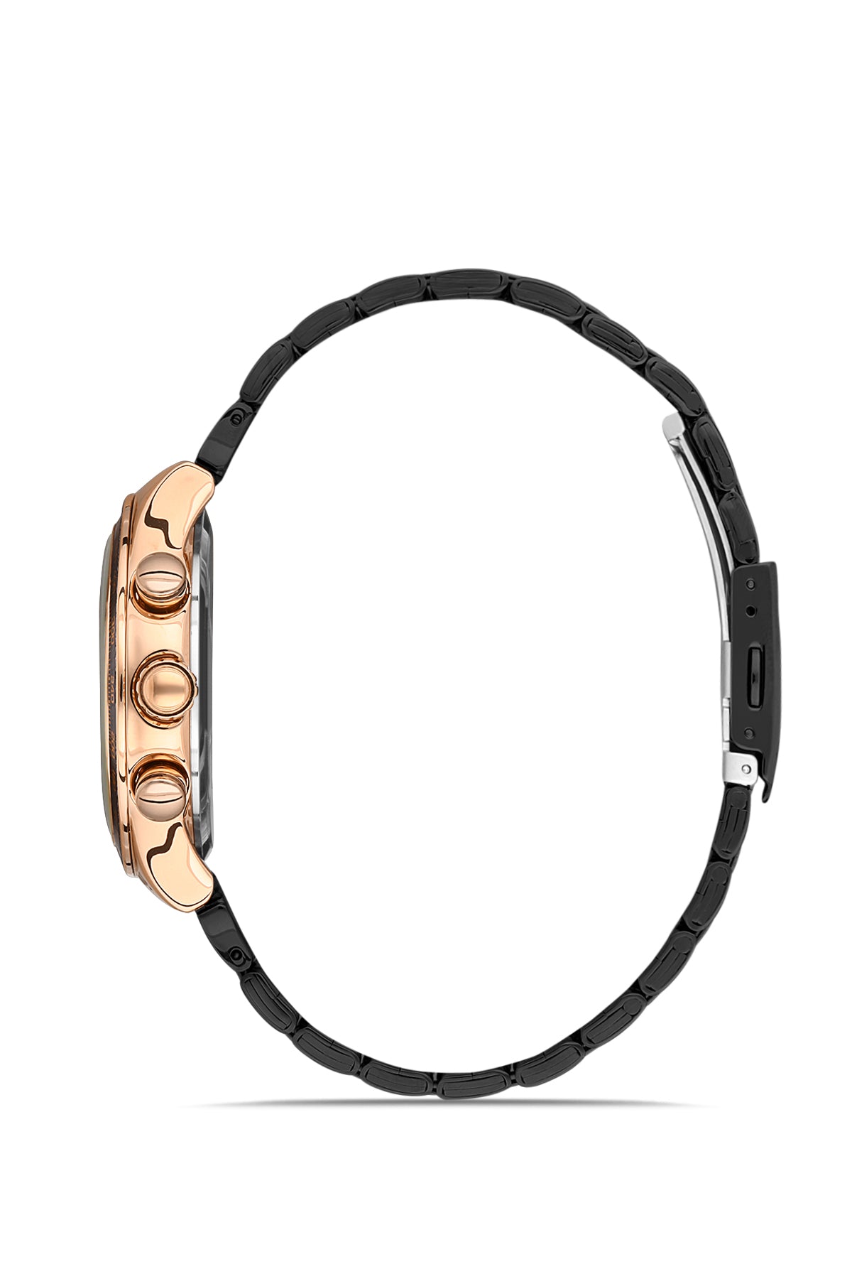 DAVID GUNER ROSE SİYAH KAPLAMALI SİYAH KADRANLI ERKEK KOL SAATİ DG-8245GA-R2