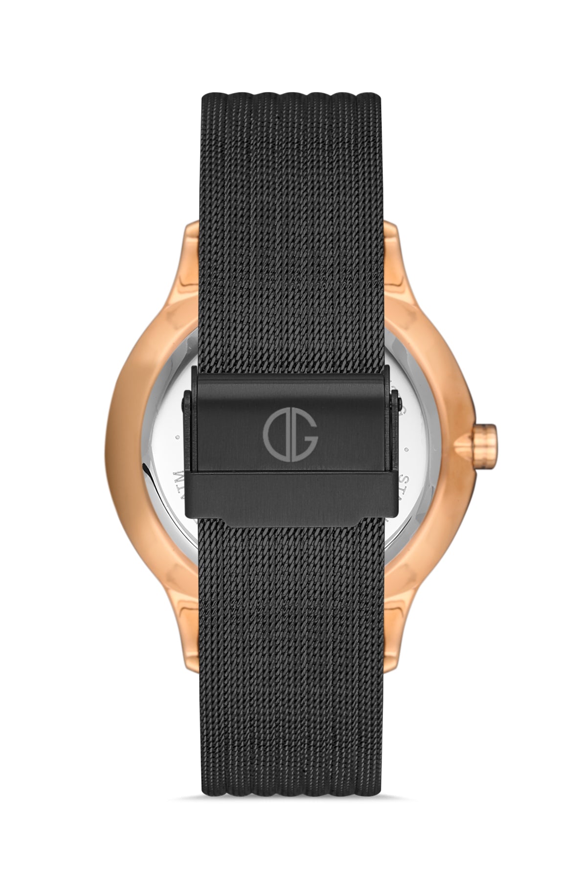 DAVID GUNER ROSE SİYAH KAPLAMALI SİYAH KADRANLI ERKEK KOL SAATİ - DG-8246GC-R2