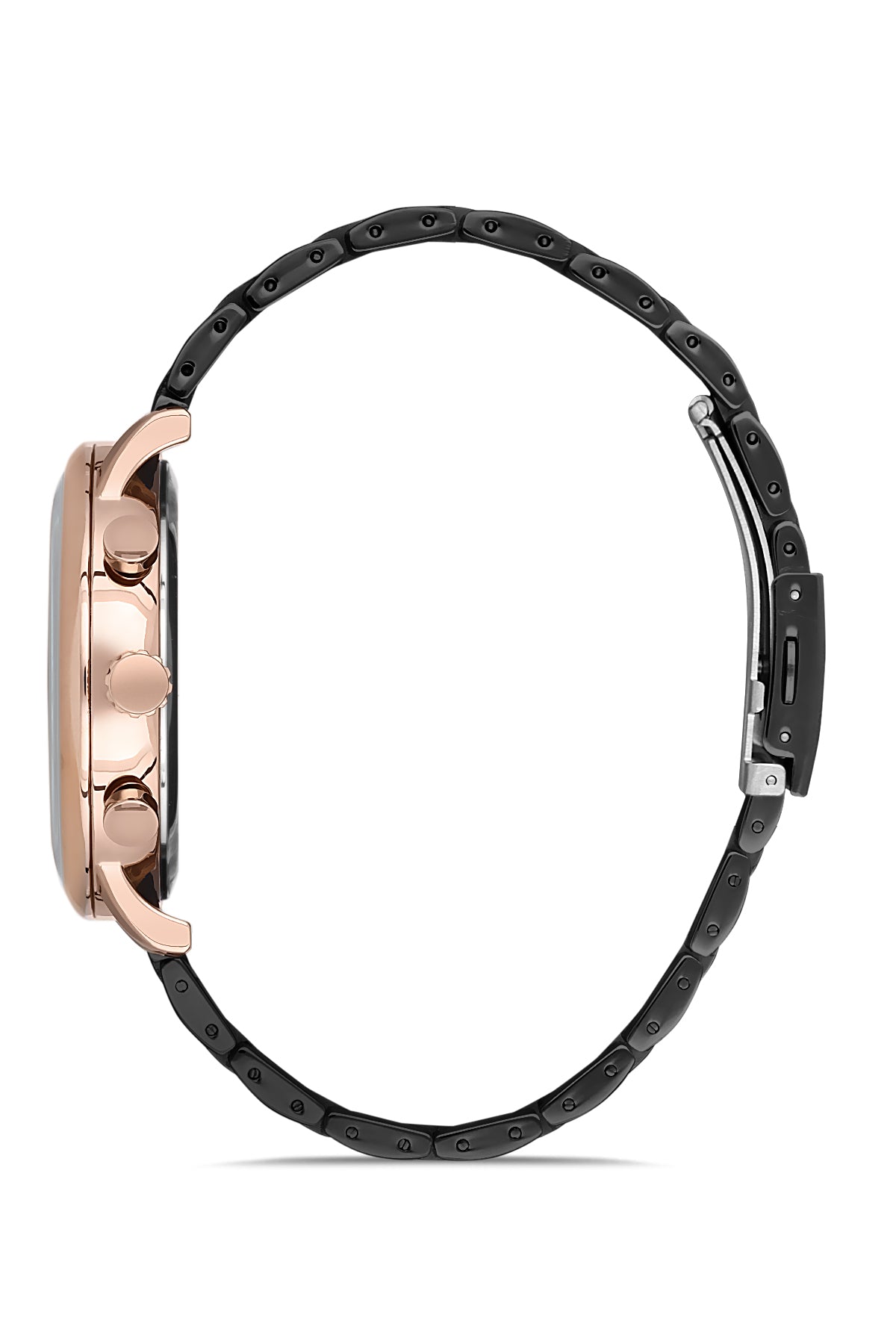 DAVID GUNER ROSE SİYAH KAPLAMALI SİYAH KADRANLI ERKEK KOL SAATİ - DG-8250GA-R2