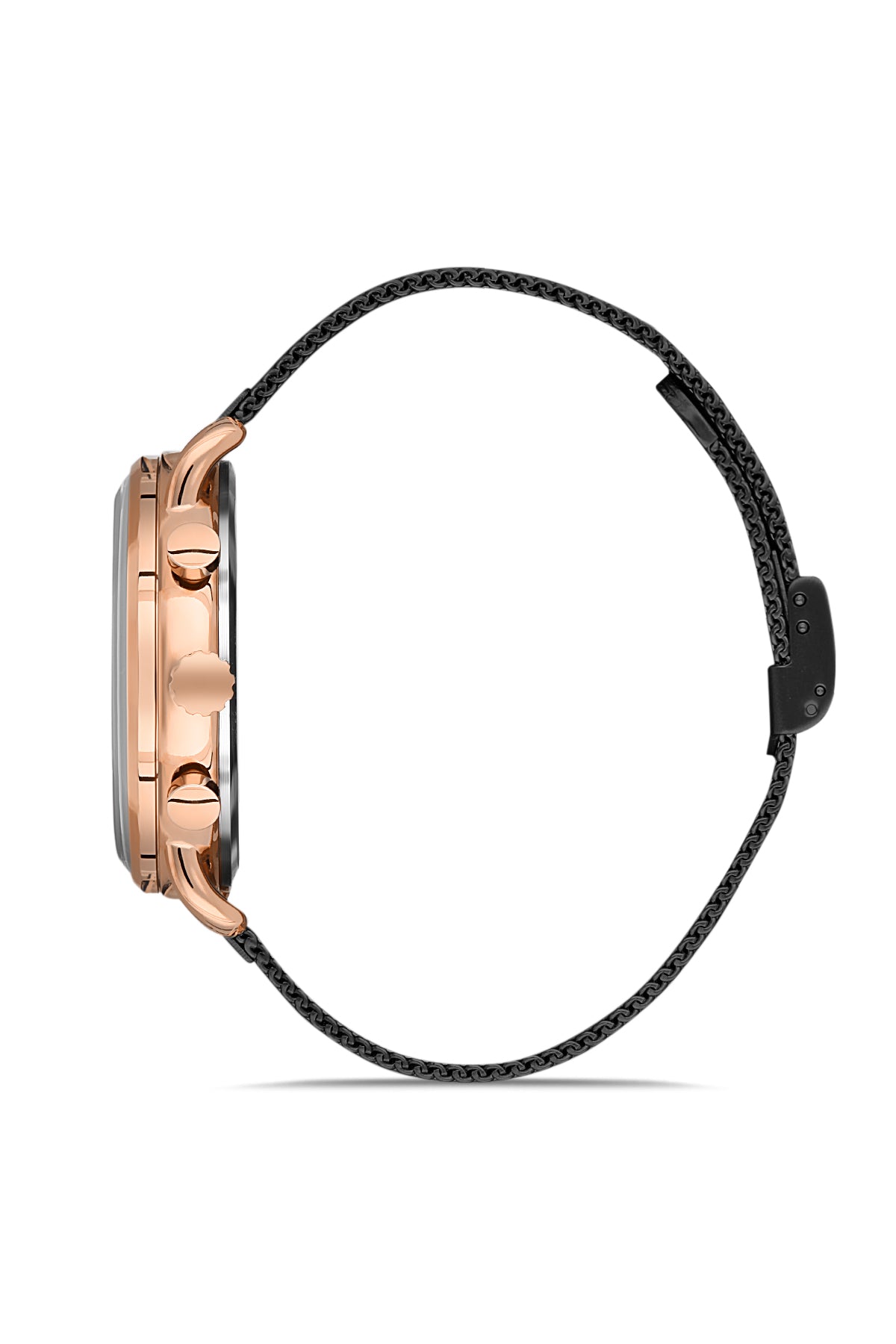 DAVID GUNER ROSE SİYAH KAPLAMALI SİYAH KADRANLI ERKEK KOL SAATİ DG-8273GC-R2