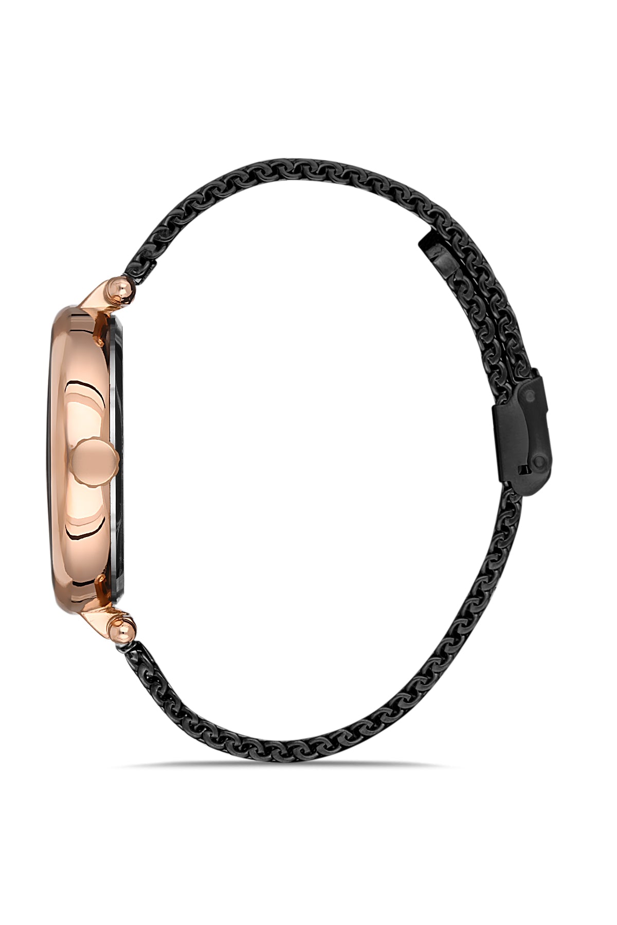 DAVID GUNER ROSE SİYAH KAPLAMALI SİYAH KADRANLI ERKEK KOL SAATİ DG-8284GC-R2