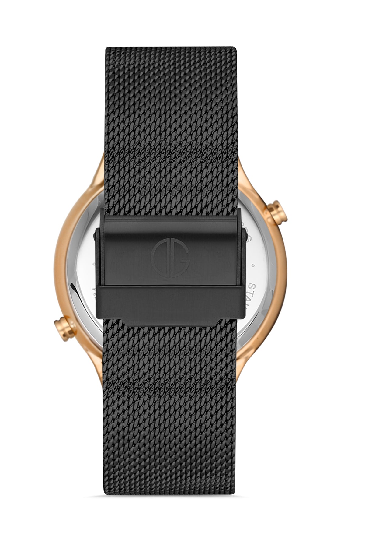 DAVID GUNER ROSE SİYAH KAPLAMALI SİYAH KADRANLI ERKEK KOL SAATİ DG-8302GC-R2