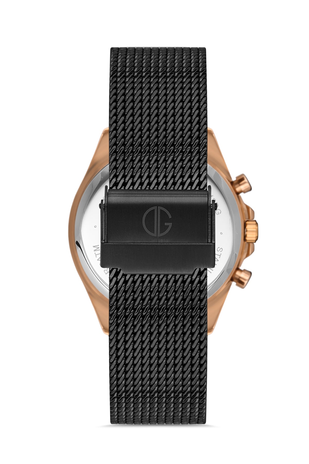 DAVID GUNER ROSE SİYAH KAPLAMALI SİYAH KADRANLI ERKEK KOL SAATİ - DG-8323GC-R2