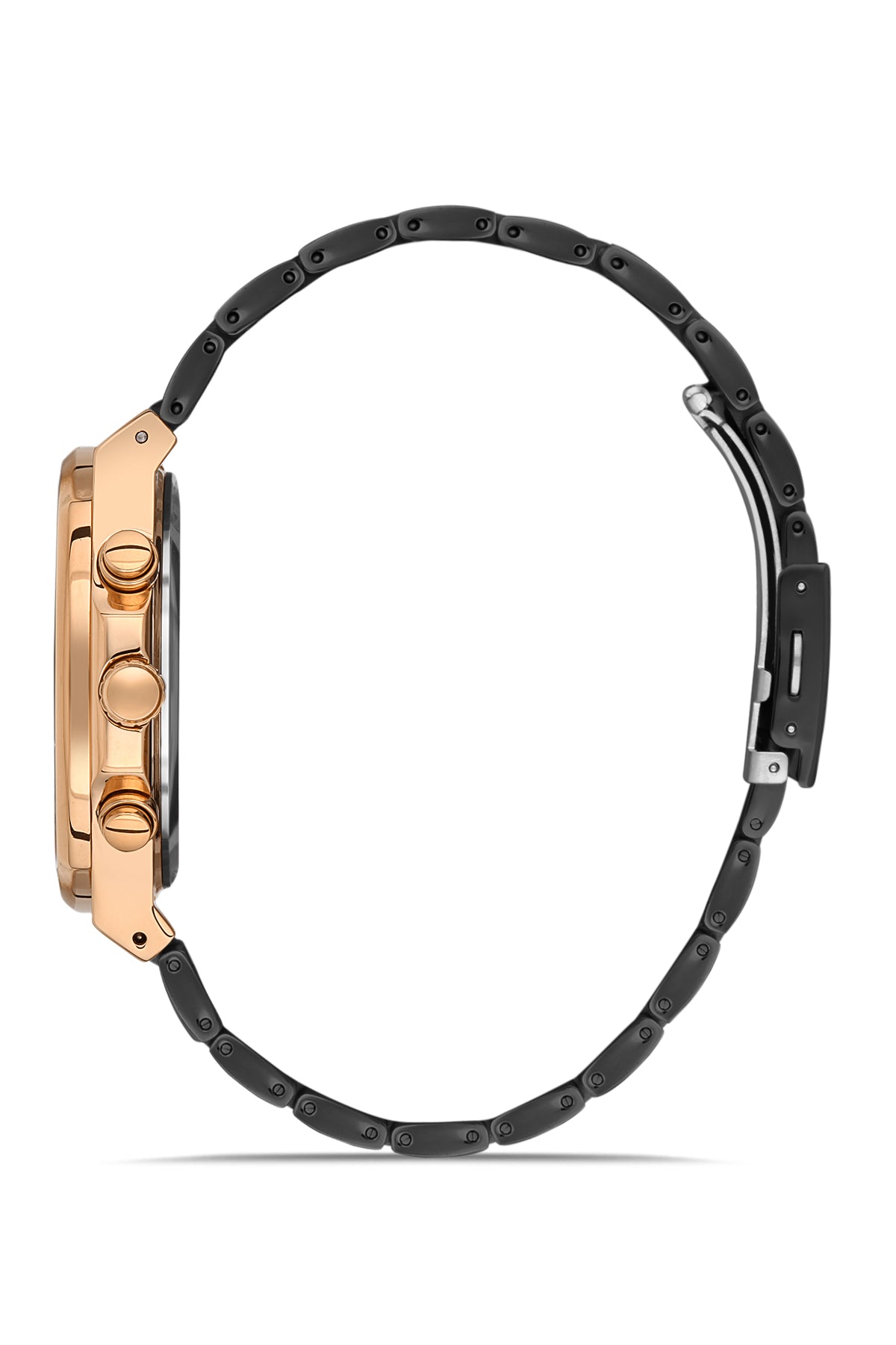 DAVID GUNER ROSE SİYAH KAPLAMALI SİYAH KADRANLI ERKEK KOL SAATİ DG-8386GA-R2