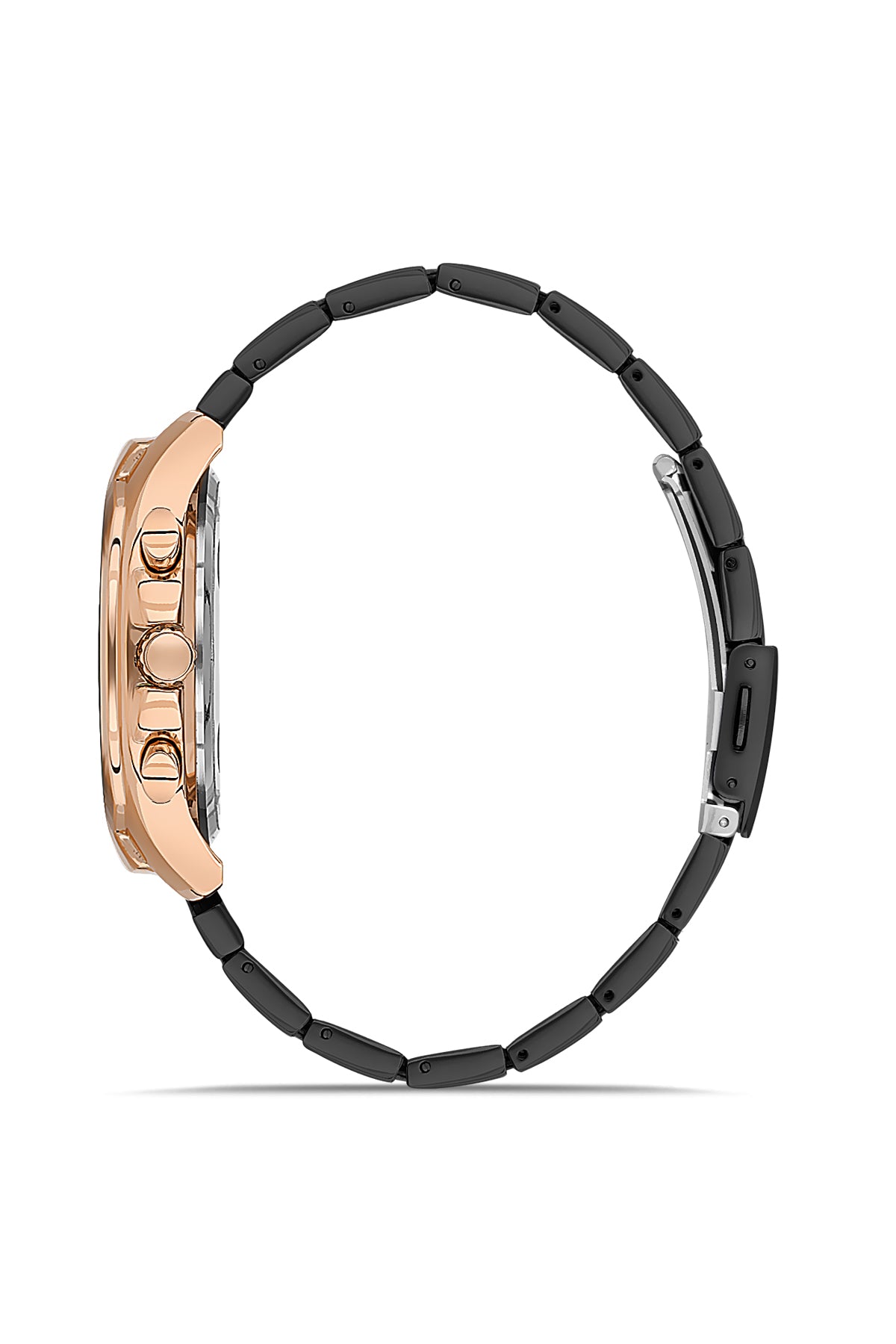 DAVID GUNER ROSE SİYAH KAPLAMALI SİYAH KADRANLI ERKEK KOL SAATİ - DG-8395GA-R2