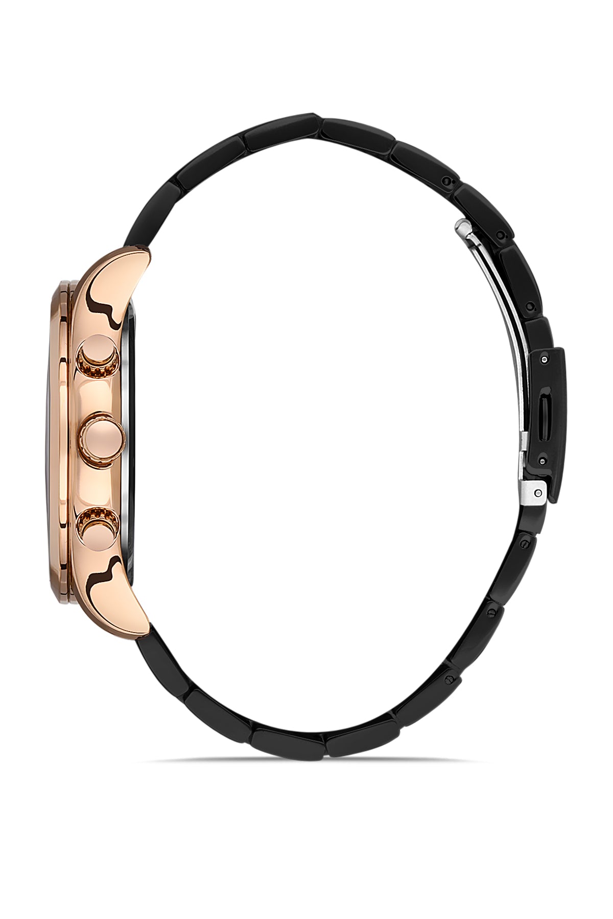 DAVID GUNER ROSE SİYAH KAPLAMALI SİYAH KADRANLI ERKEK KOL SAATİ - DG-8400GA-R2