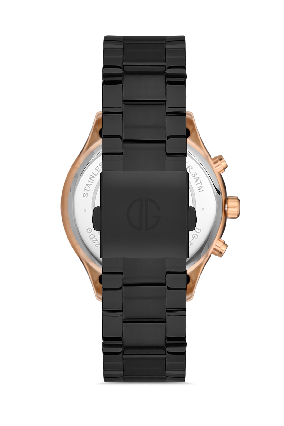 DAVID GUNER ROSE SİYAH KAPLAMALI SİYAH KADRANLI ERKEK KOL SAATİ - DG-8400GA-R2